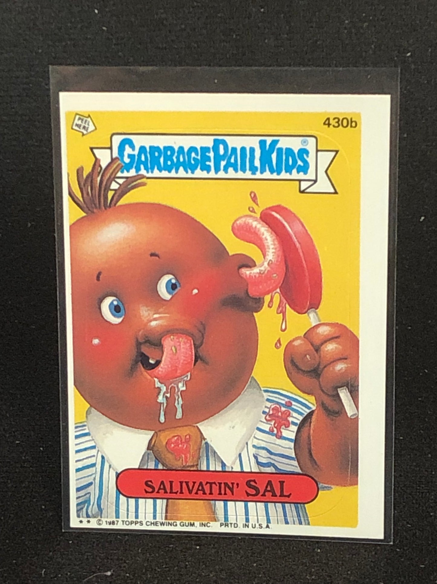 Garbage Pail Kids Original Series 11 (os11) 430b Salivatin Sal
