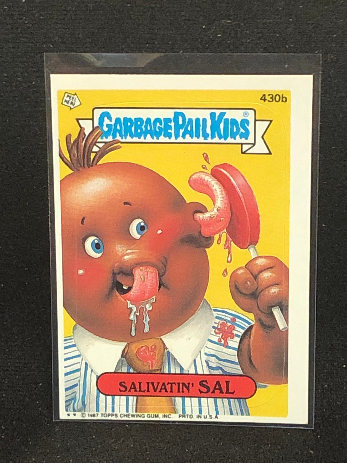 Garbage Pail Kids Original Series 11 (os11) 430b Salivatin Sal