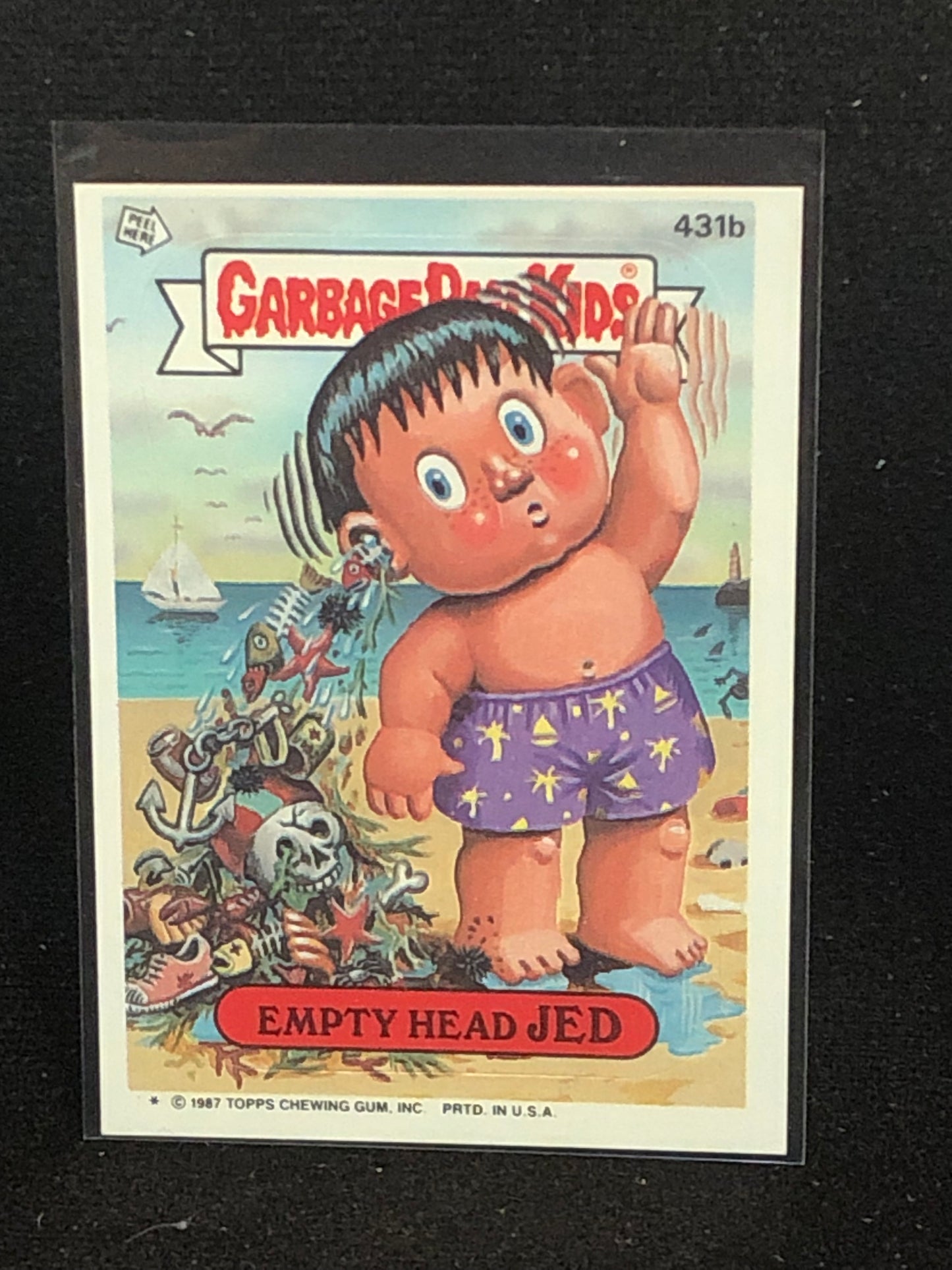 Garbage Pail Kids Original Series 11 (os11) 431b Empty Head Jed