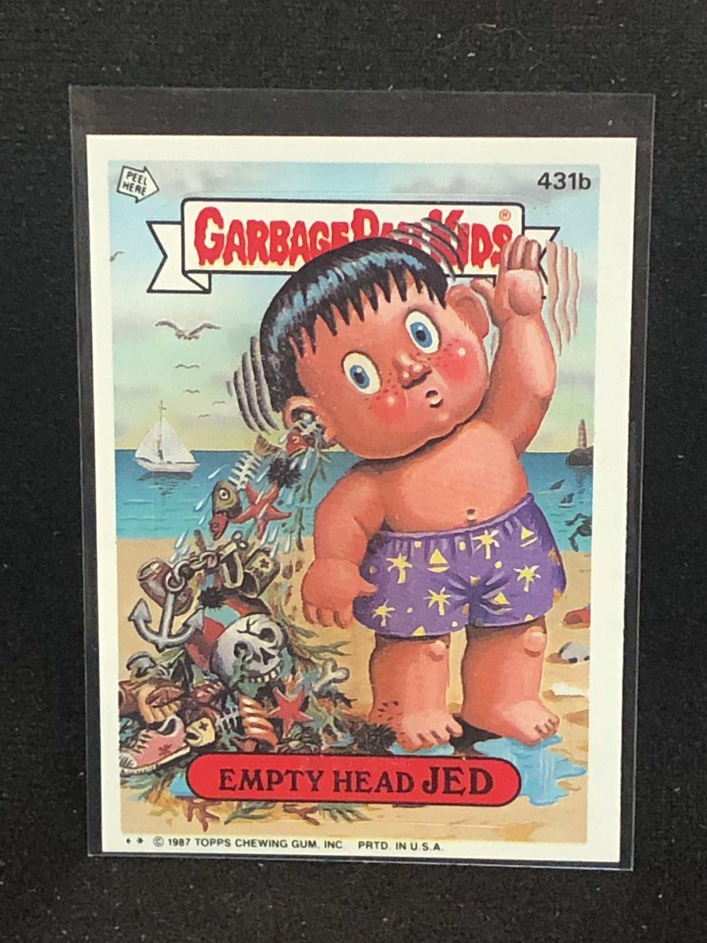 Garbage Pail Kids Original Series 11 (os11) 431b Empty Head Jed