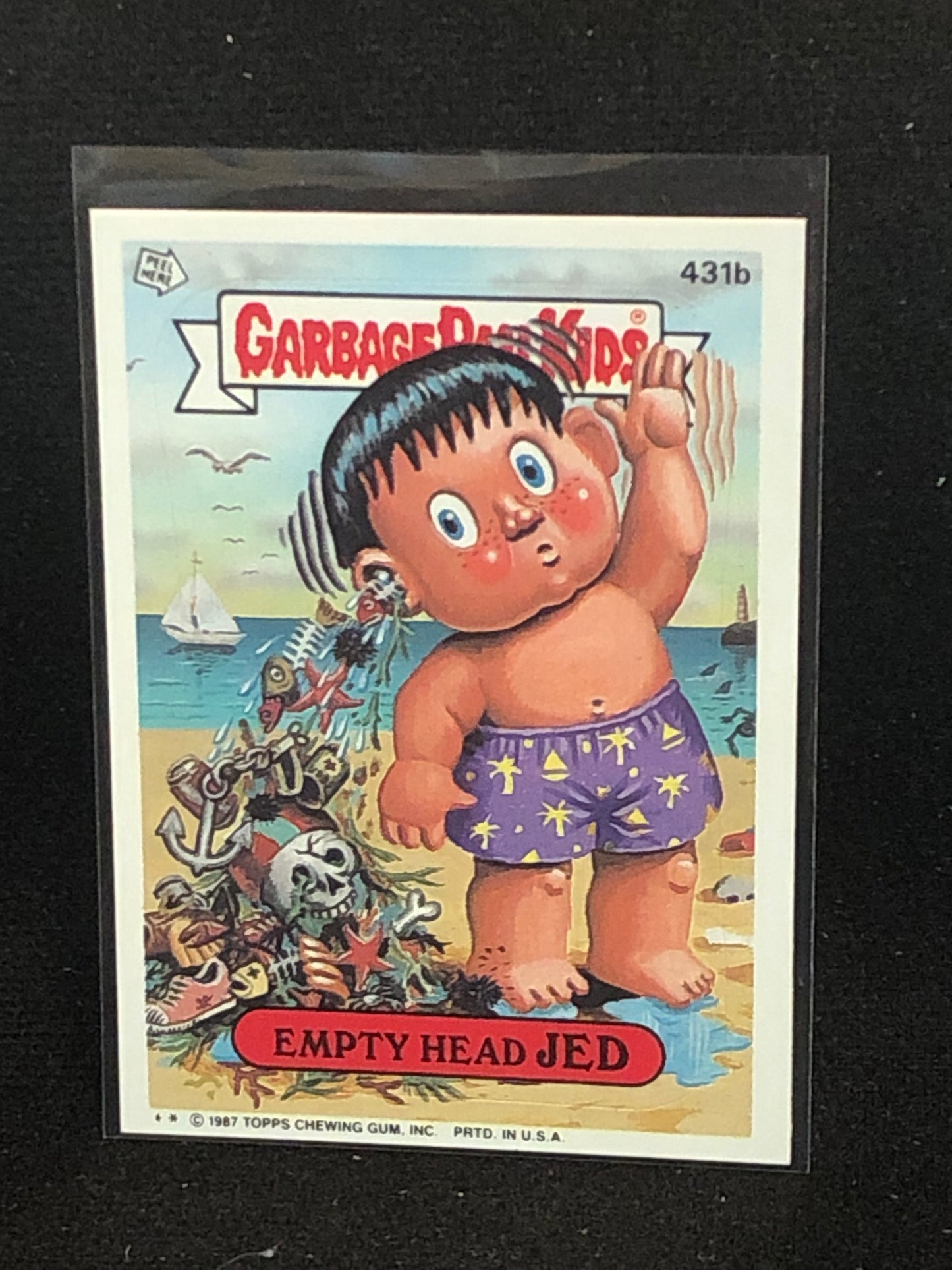Garbage Pail Kids Original Series 11 (os11) 431b Empty Head Jed