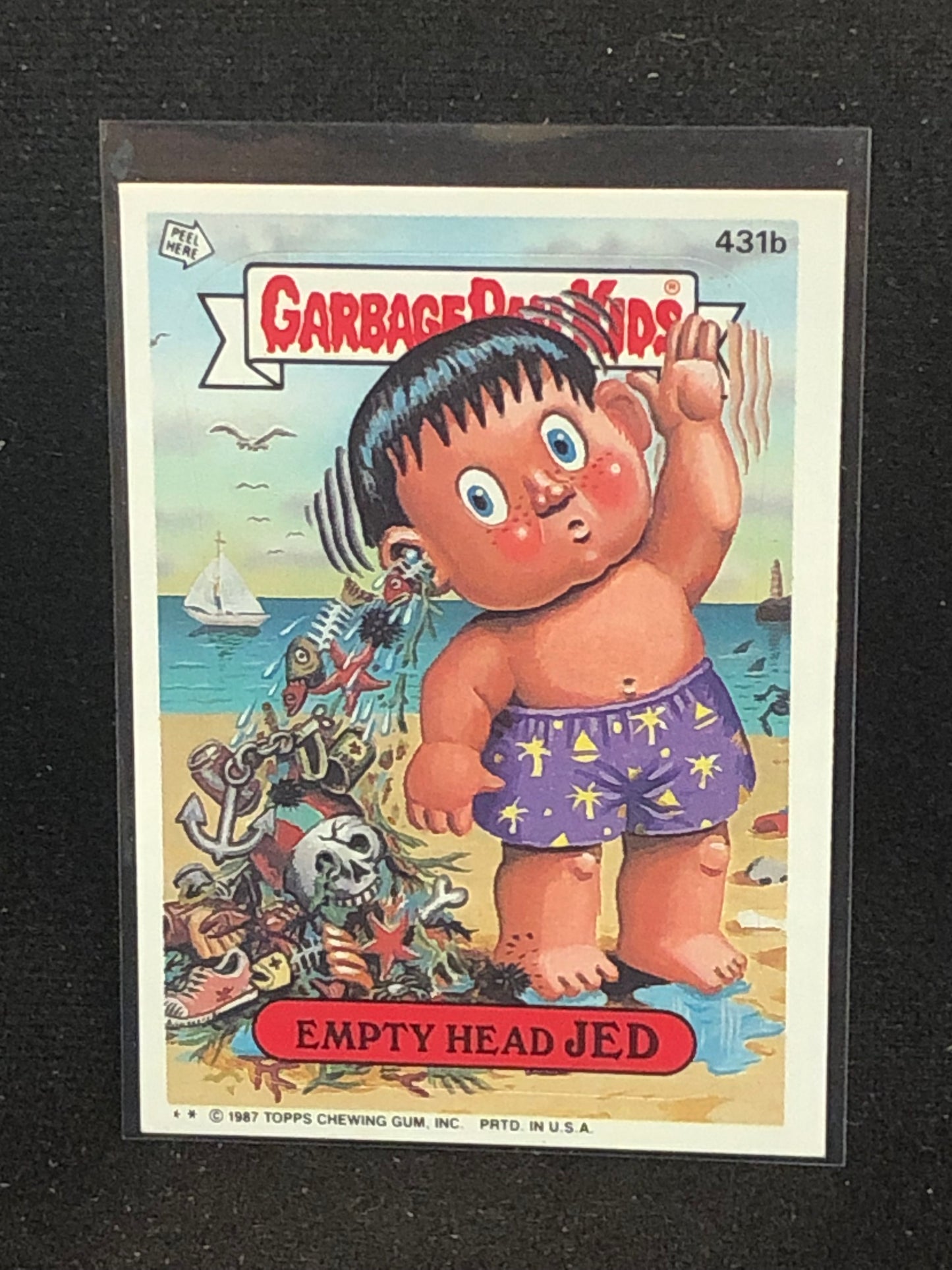 Garbage Pail Kids Original Series 11 (os11) 431b Empty Head Jed