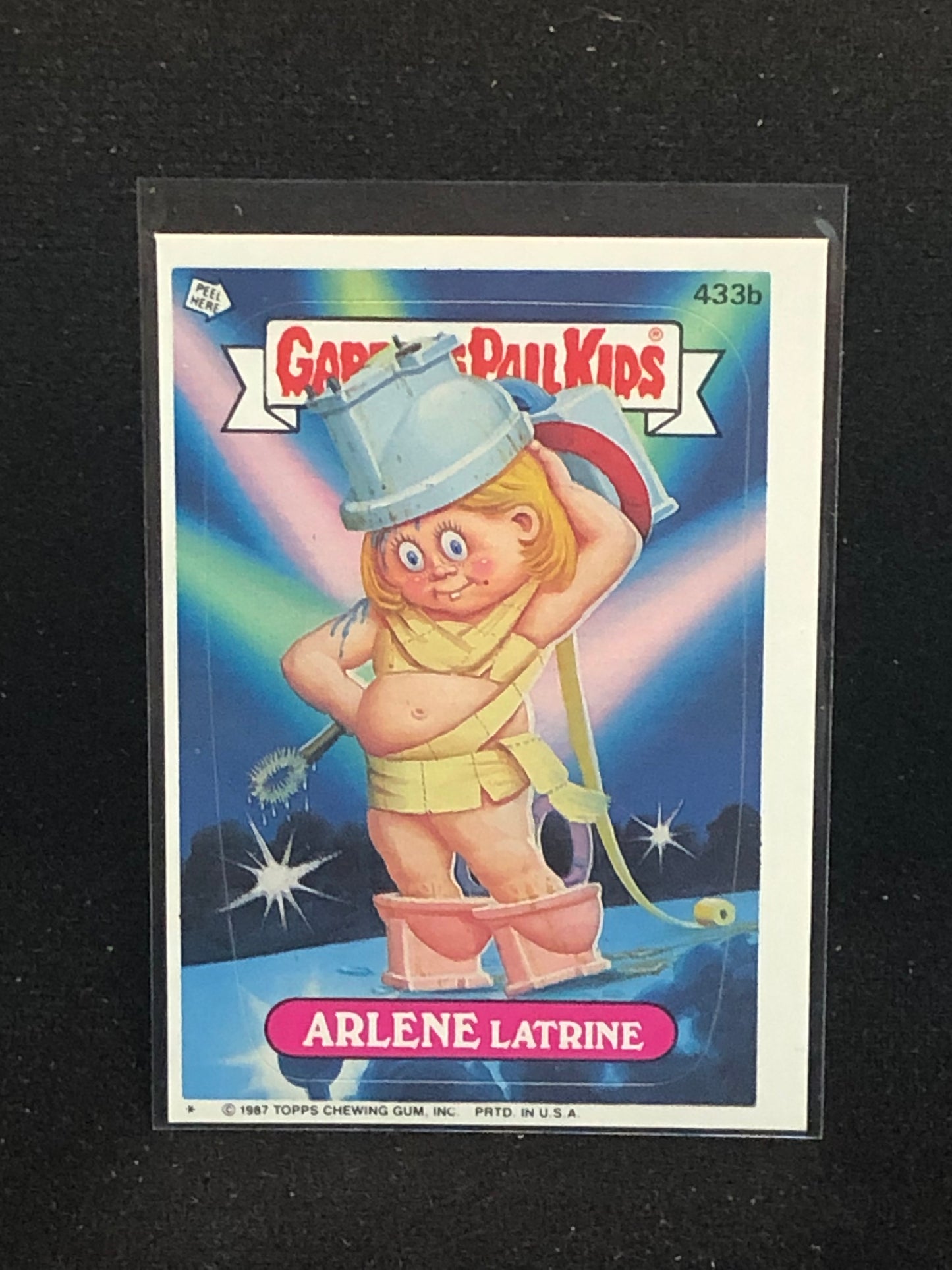 Garbage Pail Kids Original Series 11 (os11) 433b Arlene Latrine