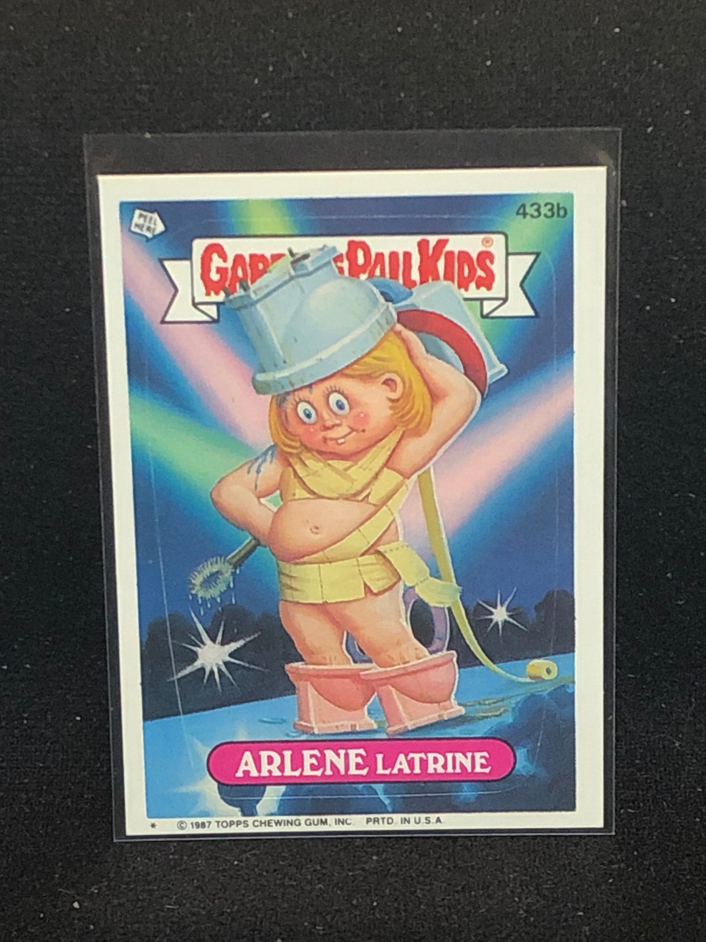 Garbage Pail Kids Original Series 11 (os11) 433b Arlene Latrine