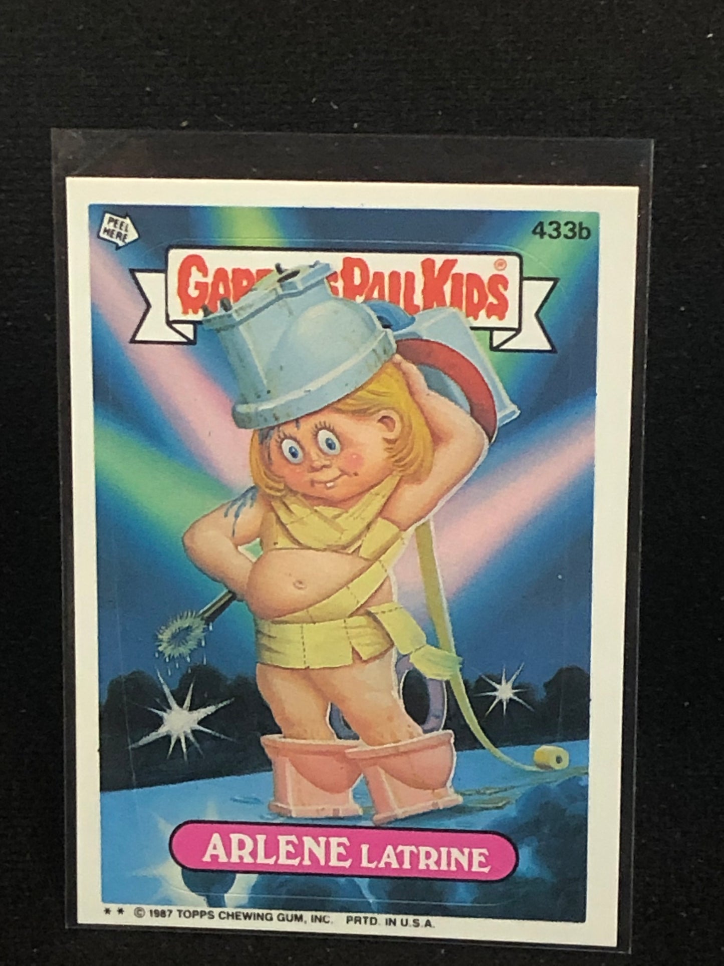 Garbage Pail Kids Original Series 11 (os11) 433b Arlene Latrine