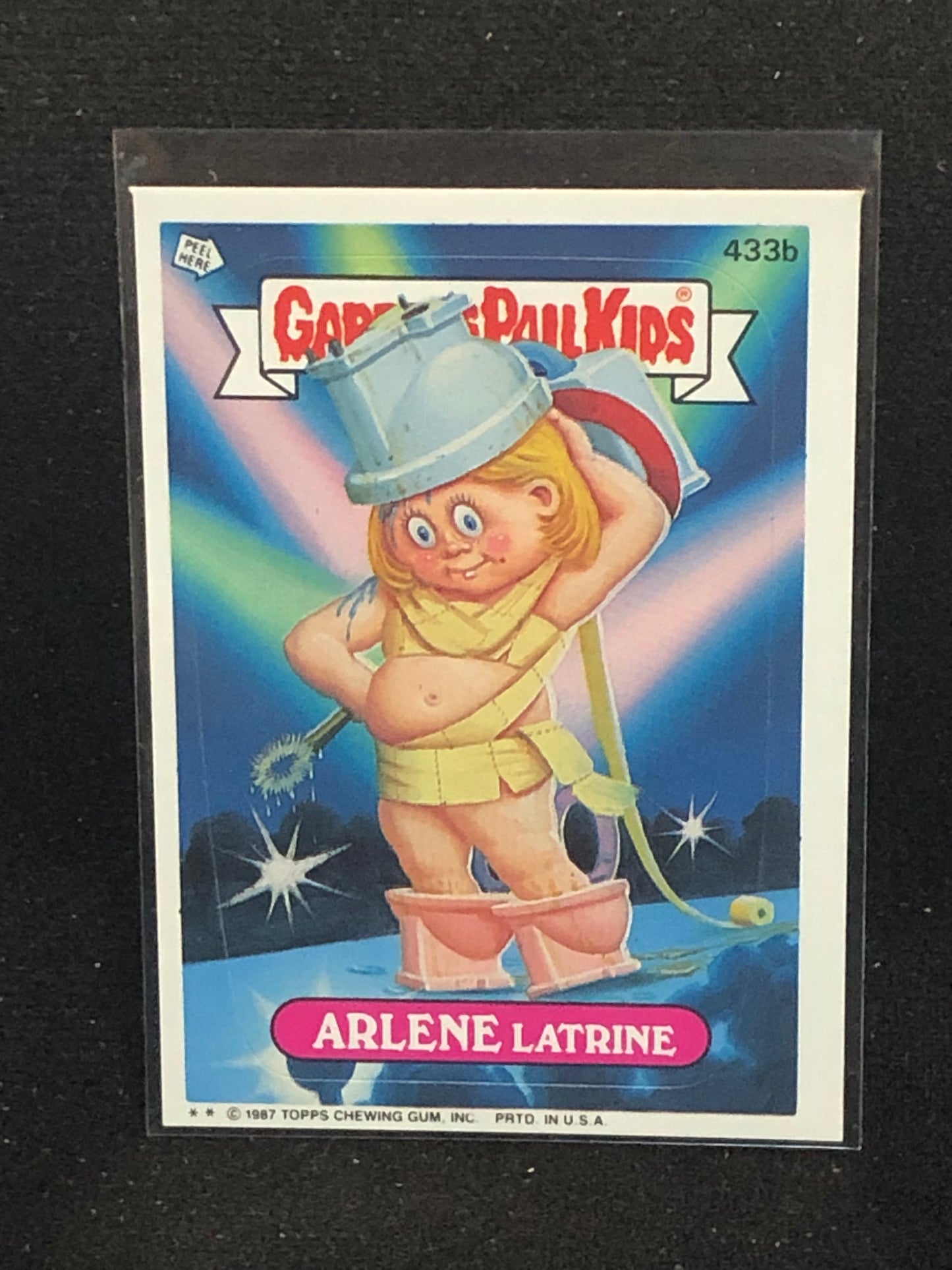 Garbage Pail Kids Original Series 11 (os11) 433b Arlene Latrine