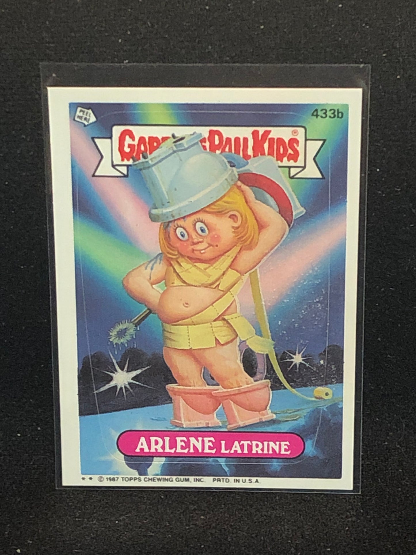 Garbage Pail Kids Original Series 11 (os11) 433b Arlene Latrine