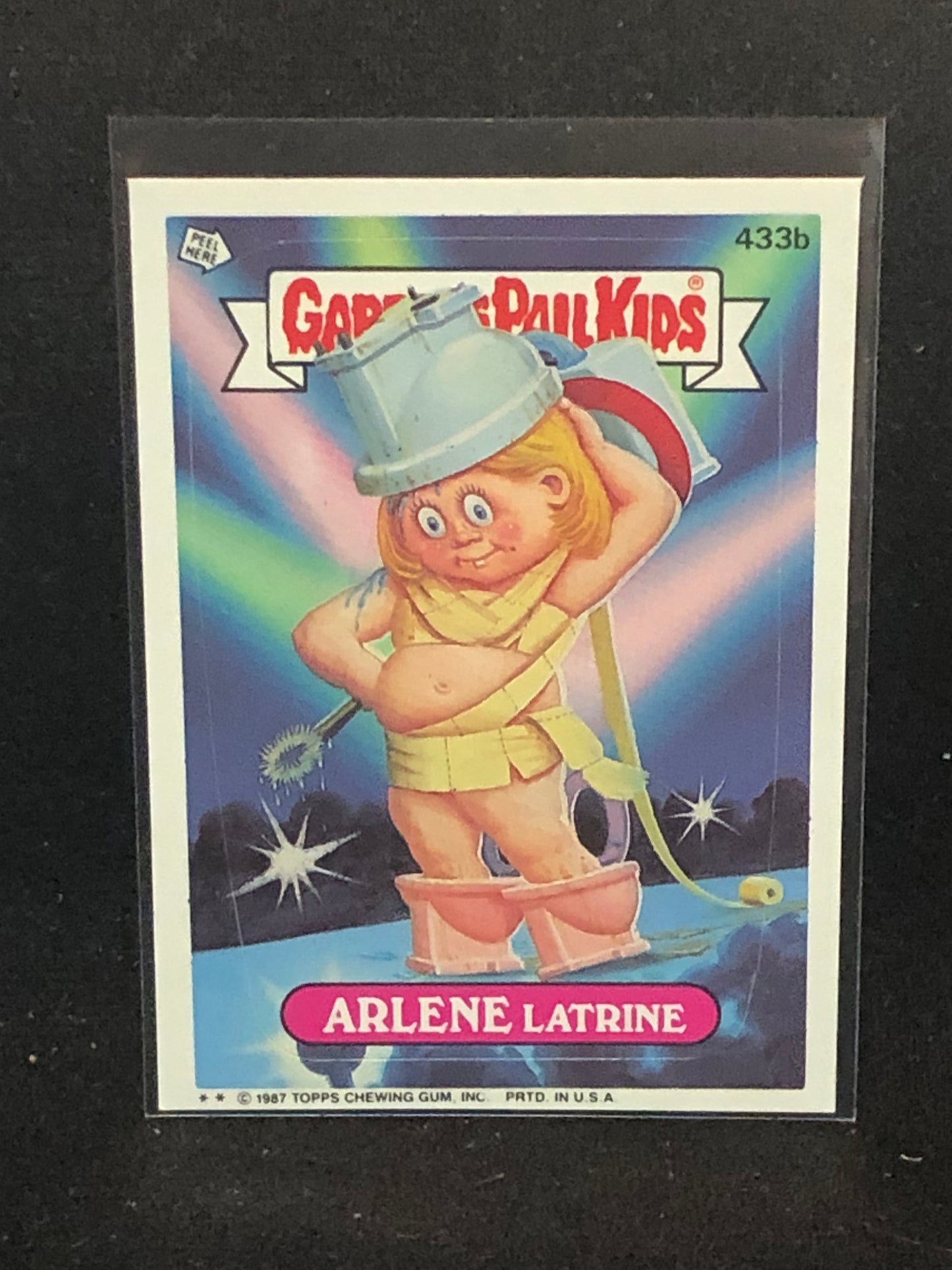 Garbage Pail Kids Original Series 11 (os11) 433b Arlene Latrine