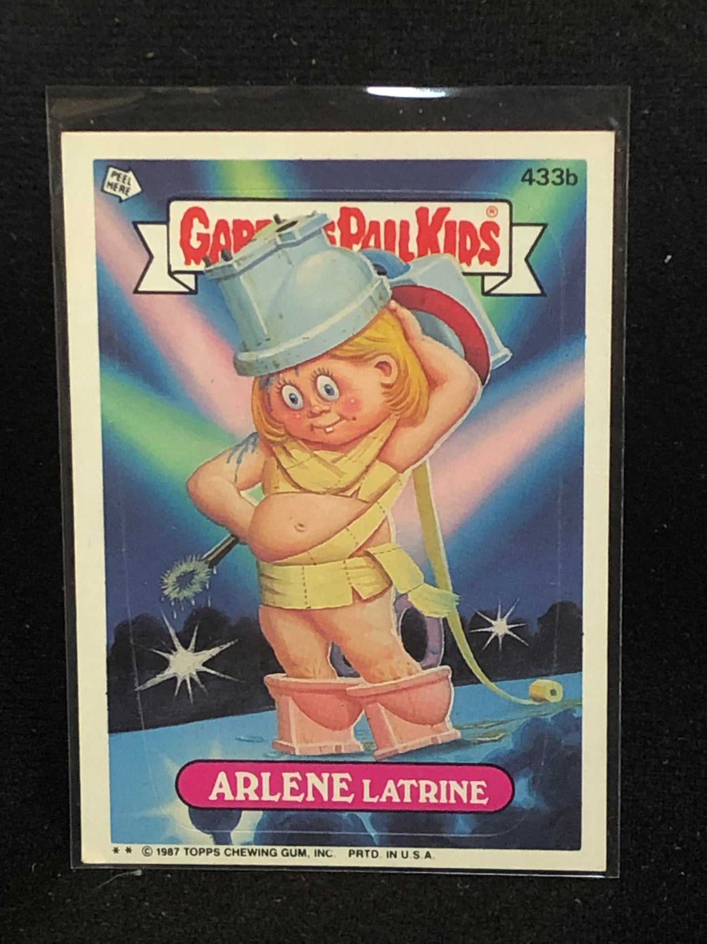 Garbage Pail Kids Original Series 11 (os11) 433b Arlene Latrine