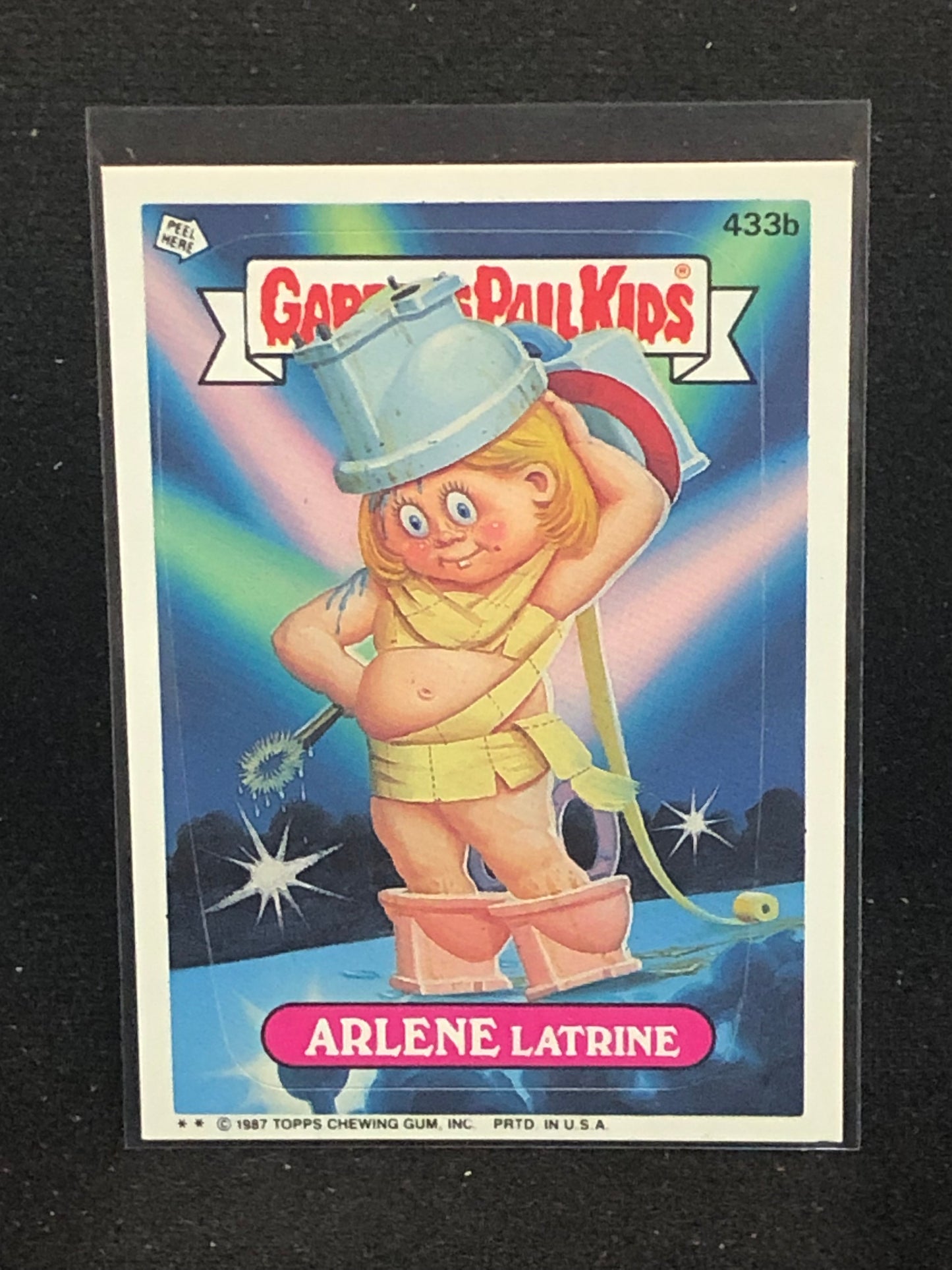 Garbage Pail Kids Original Series 11 (os11) 433b Arlene Latrine
