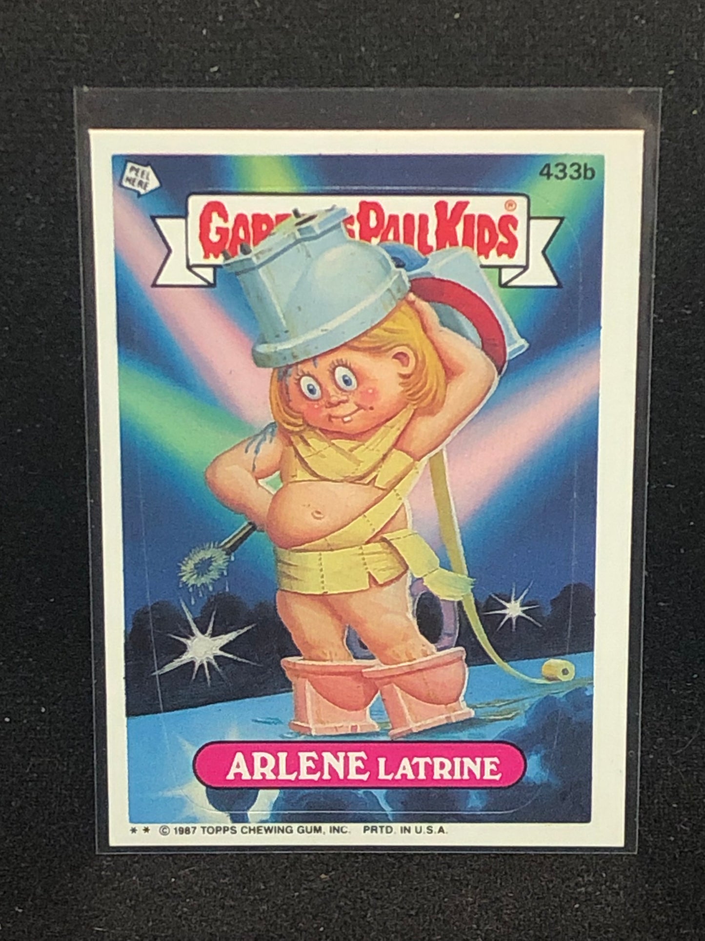 Garbage Pail Kids Original Series 11 (os11) 433b Arlene Latrine