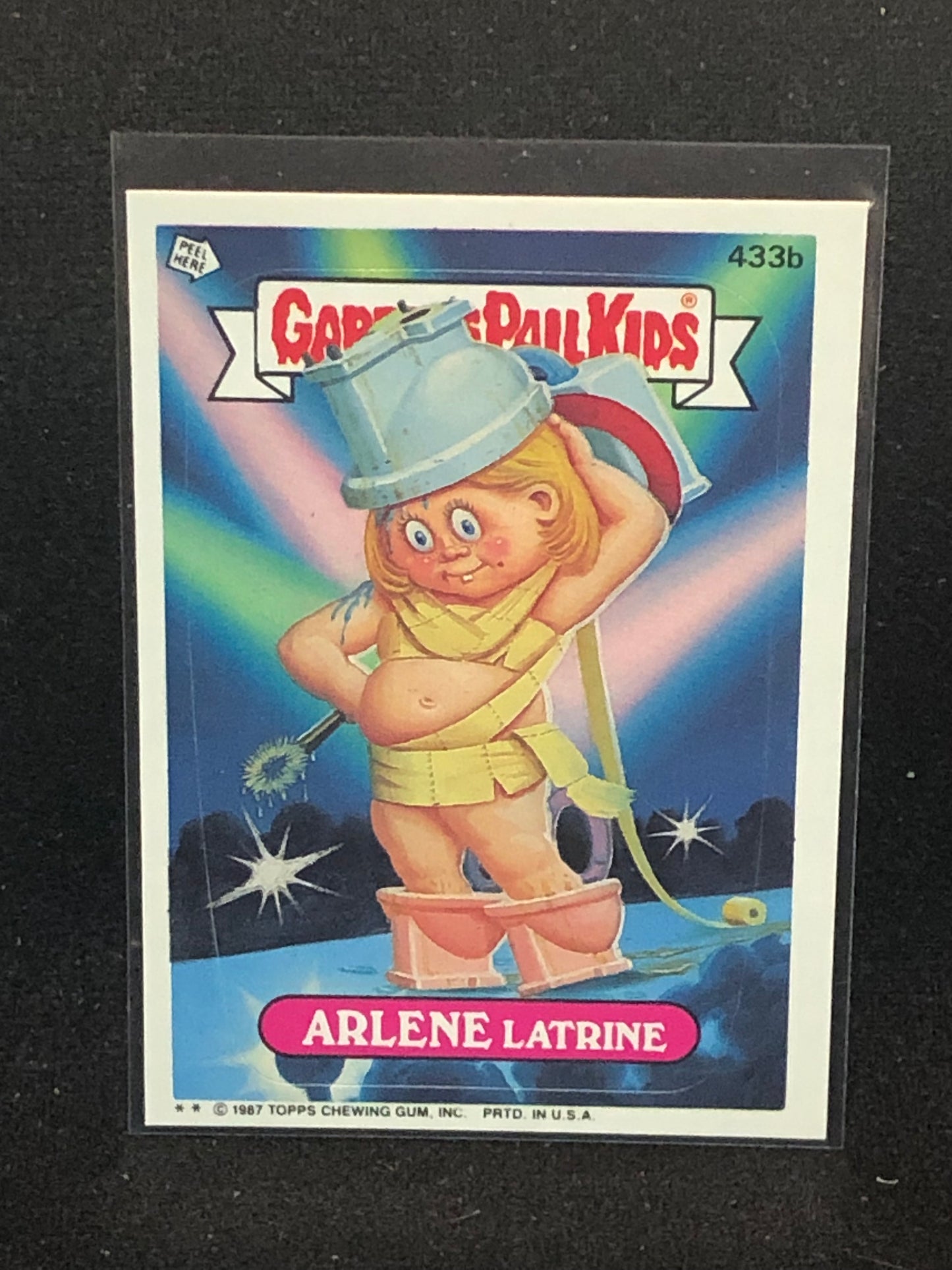 Garbage Pail Kids Original Series 11 (os11) 433b Arlene Latrine