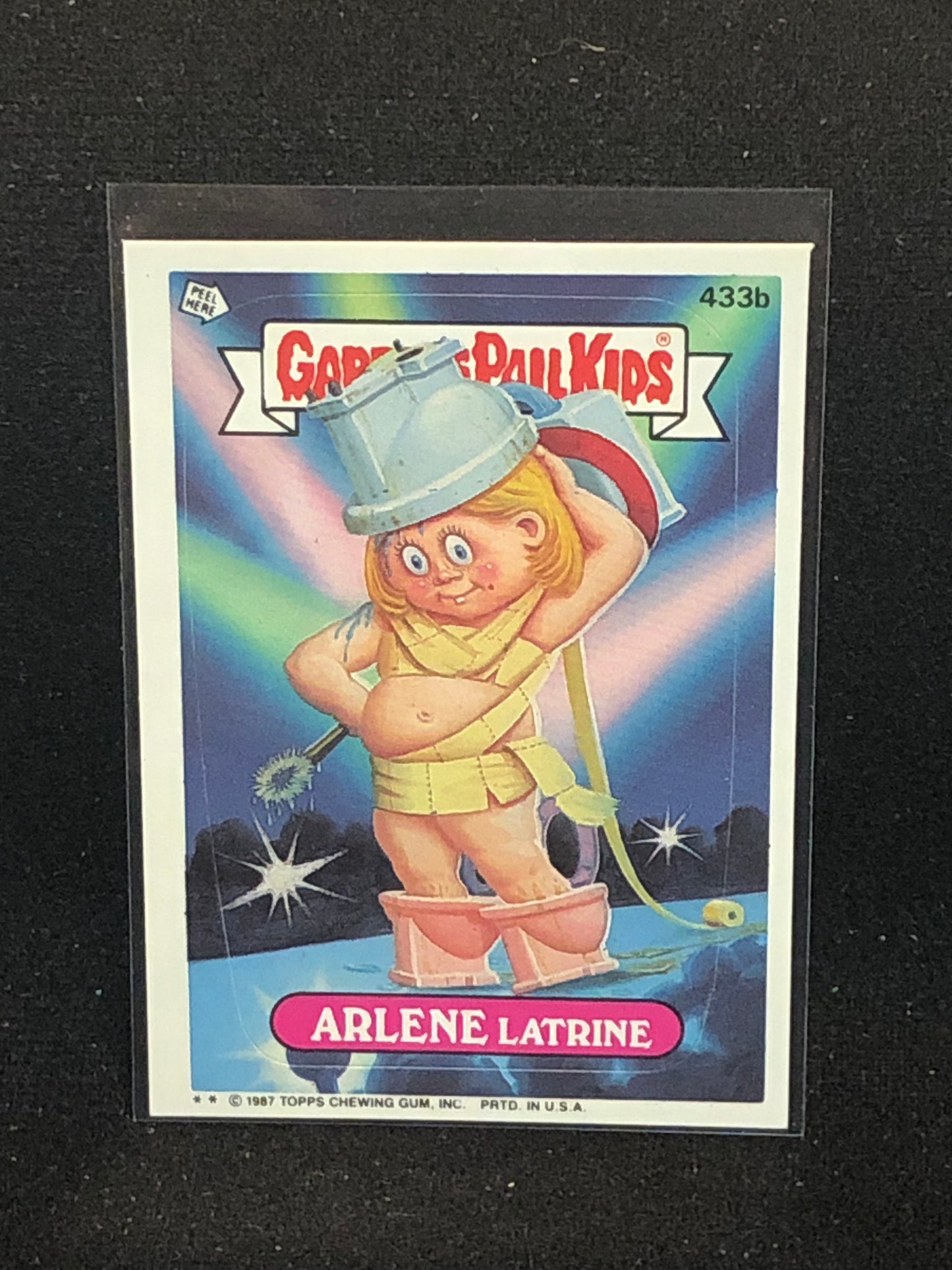Garbage Pail Kids Original Series 11 (os11) 433b Arlene Latrine