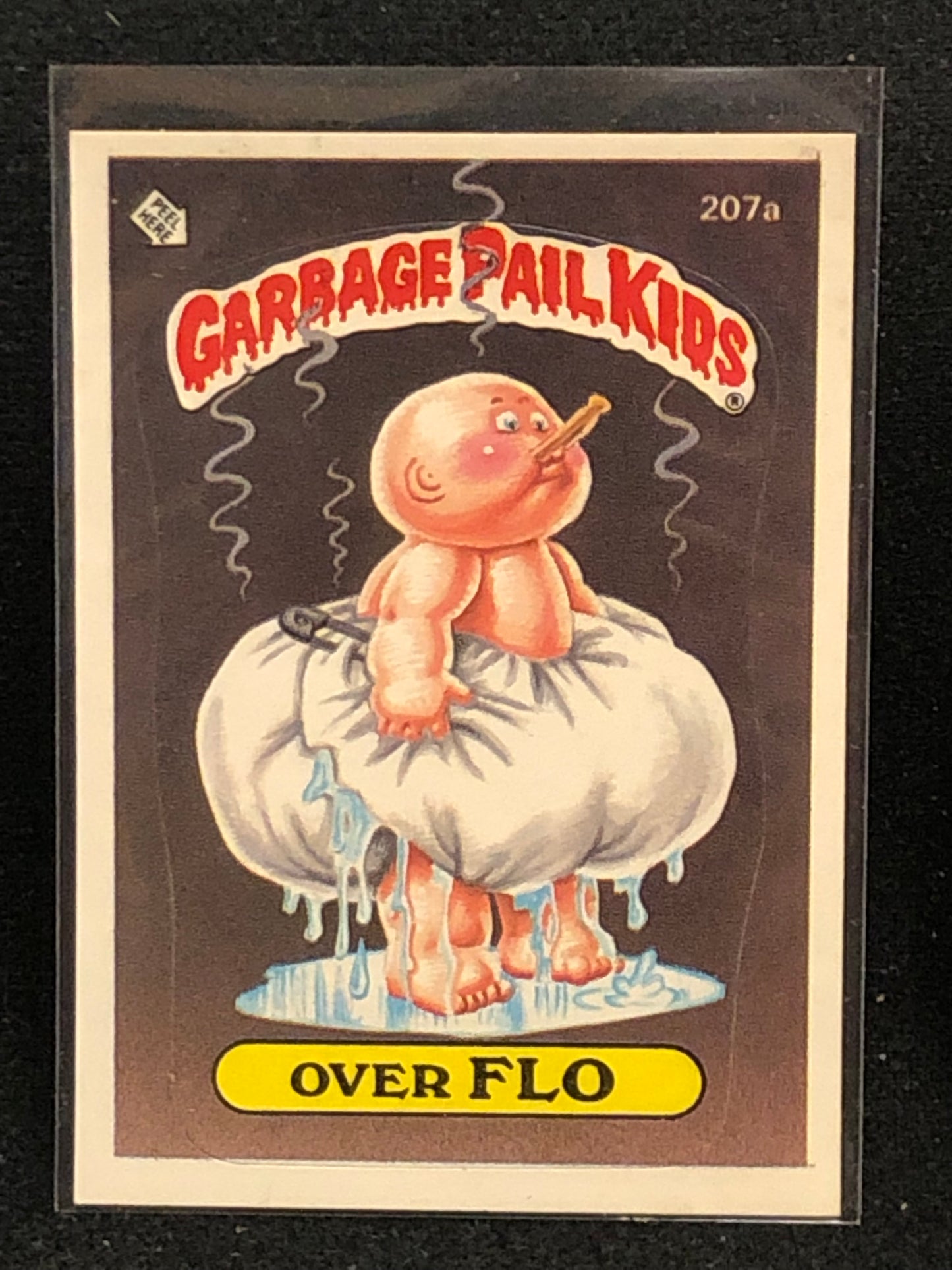 Garbage Pail Kids Original Series 6 (os6) 207a Over Flo