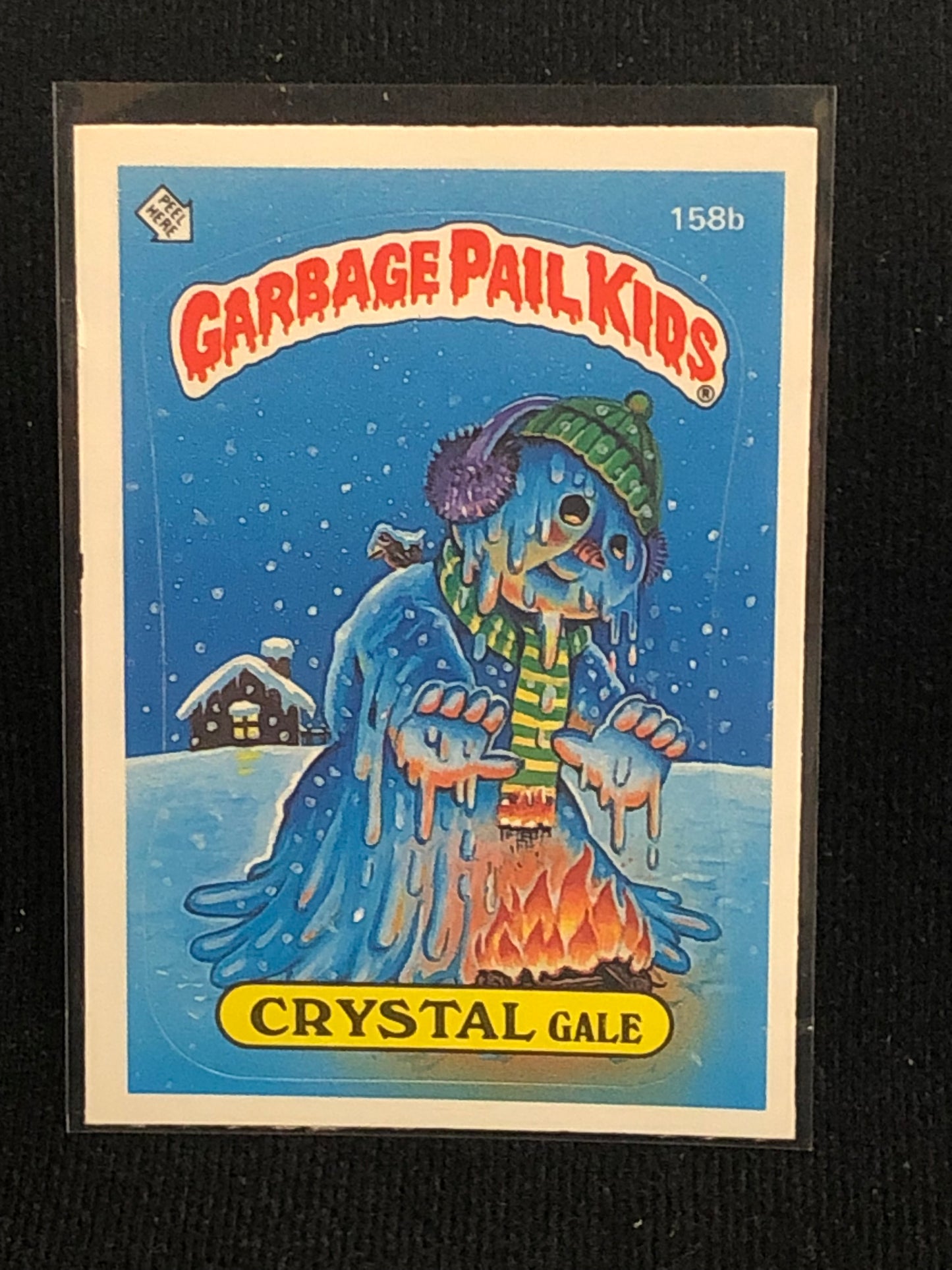 Garbage Pail Kids Original Series 4 (os4) 158b Crystal Gale