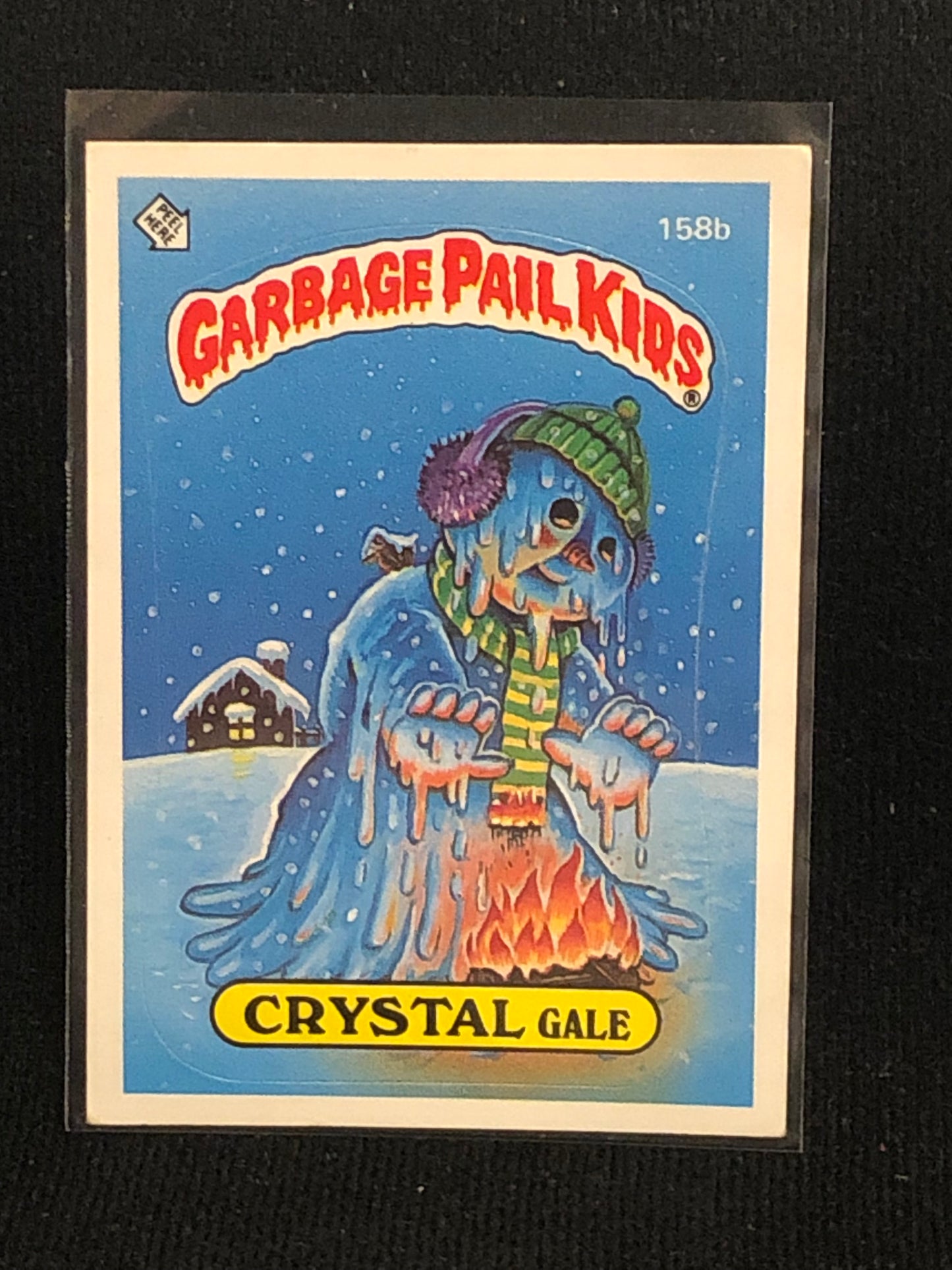 Garbage Pail Kids Original Series 4 (os4) 158b Crystal Gale