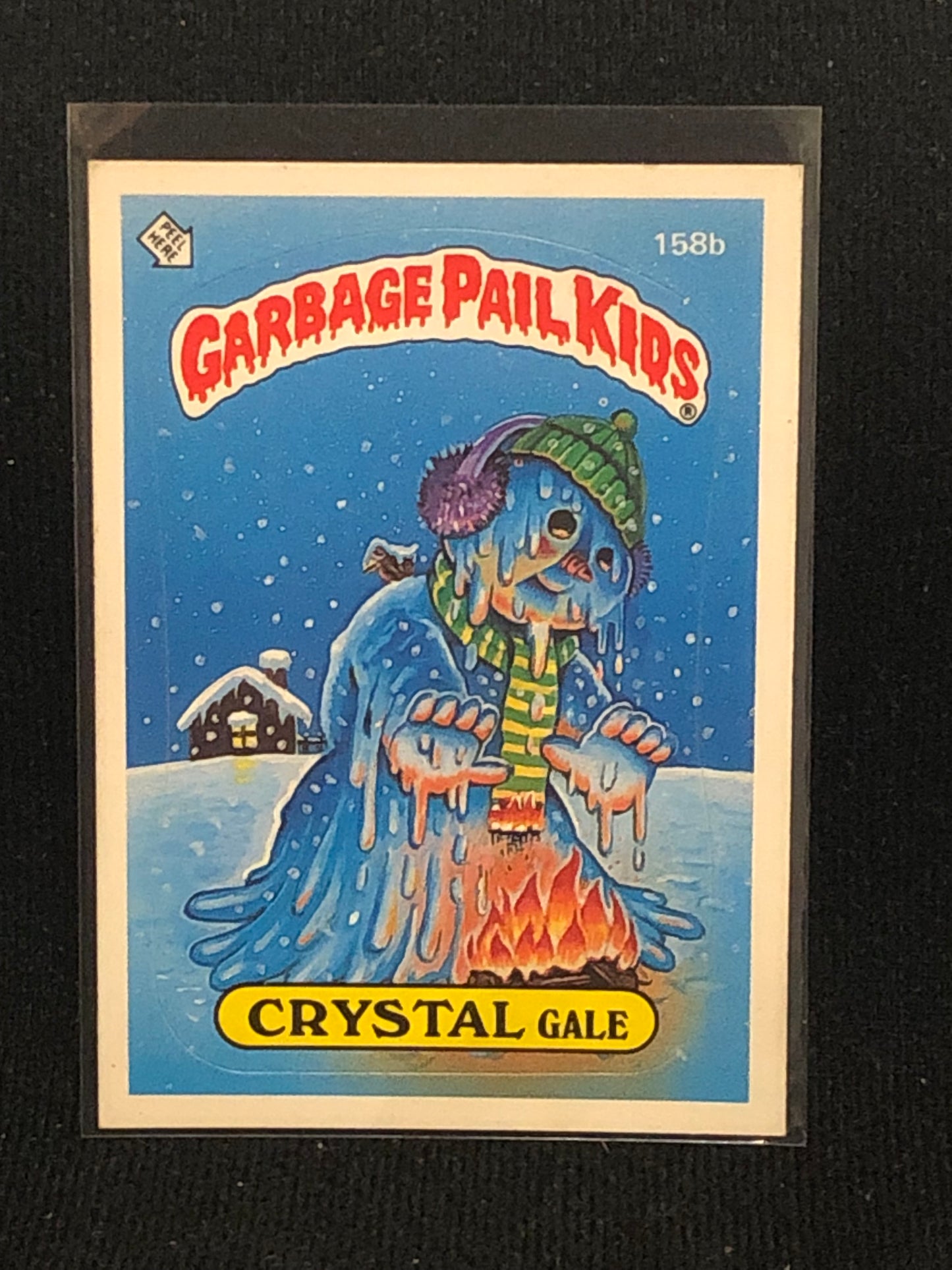 Garbage Pail Kids Original Series 4 (os4) 158b Crystal Gale