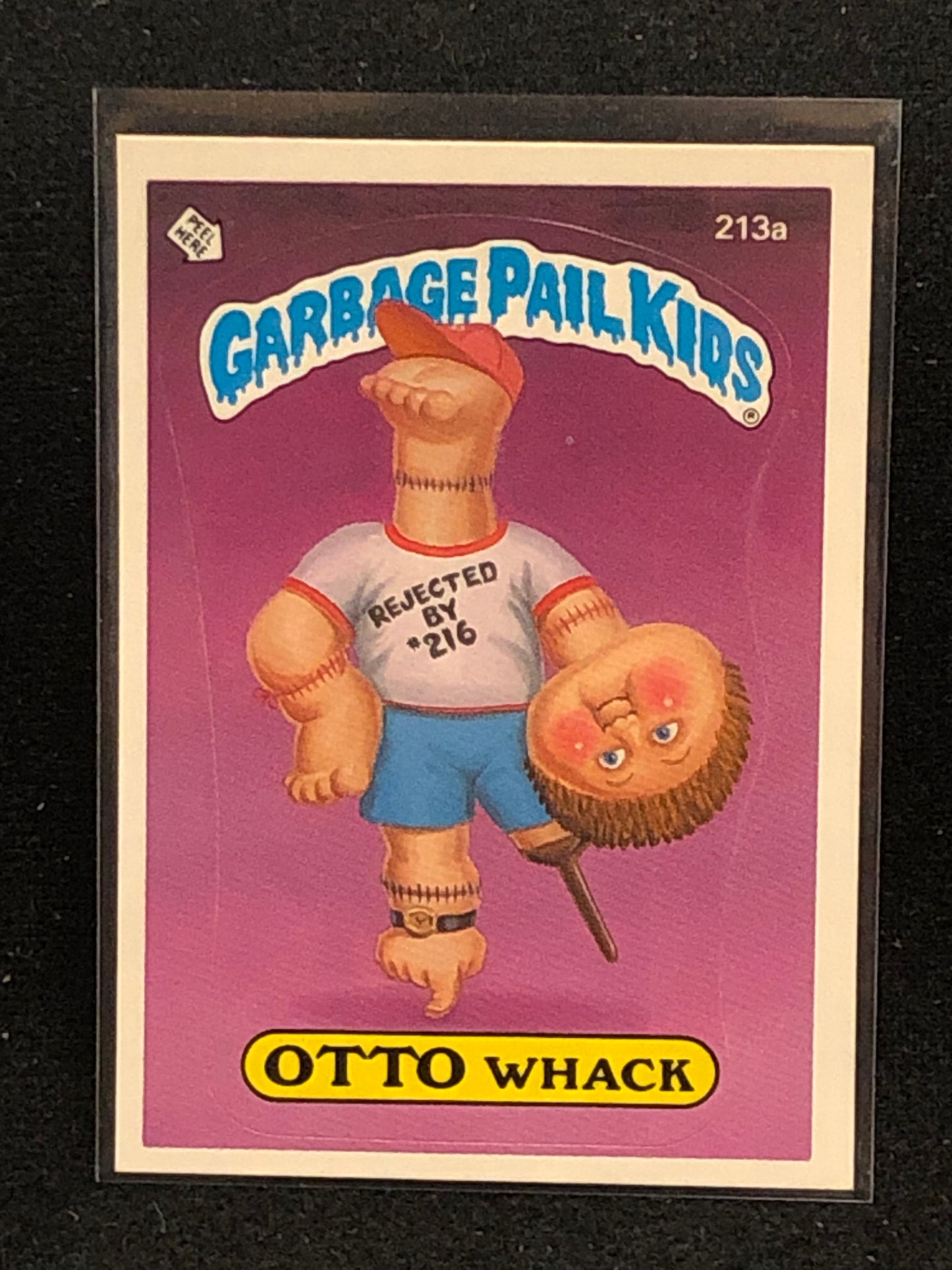 Garbage Pail Kids Original Series 6 (os6) 213a Otto Whack