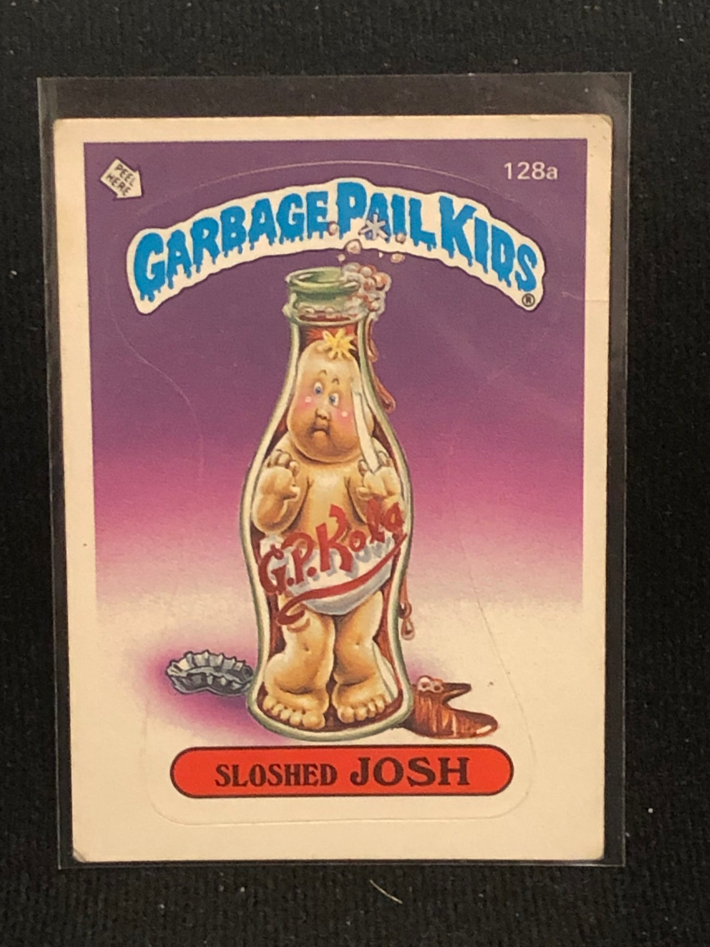 Garbage Pail Kids Original Series 4 (os4) 128a Sloshed Josh