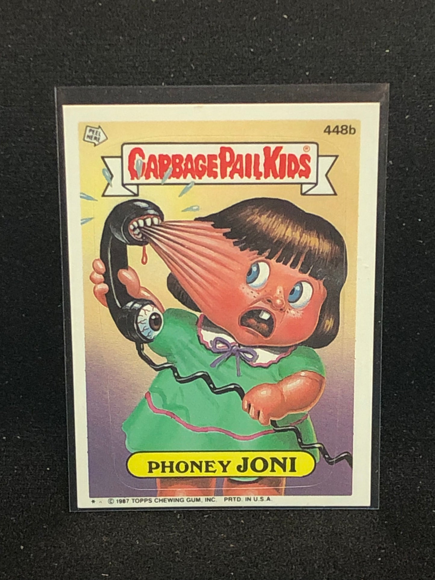 Garbage Pail Kids Original Series 11 (os11) 448b Phoney Joni