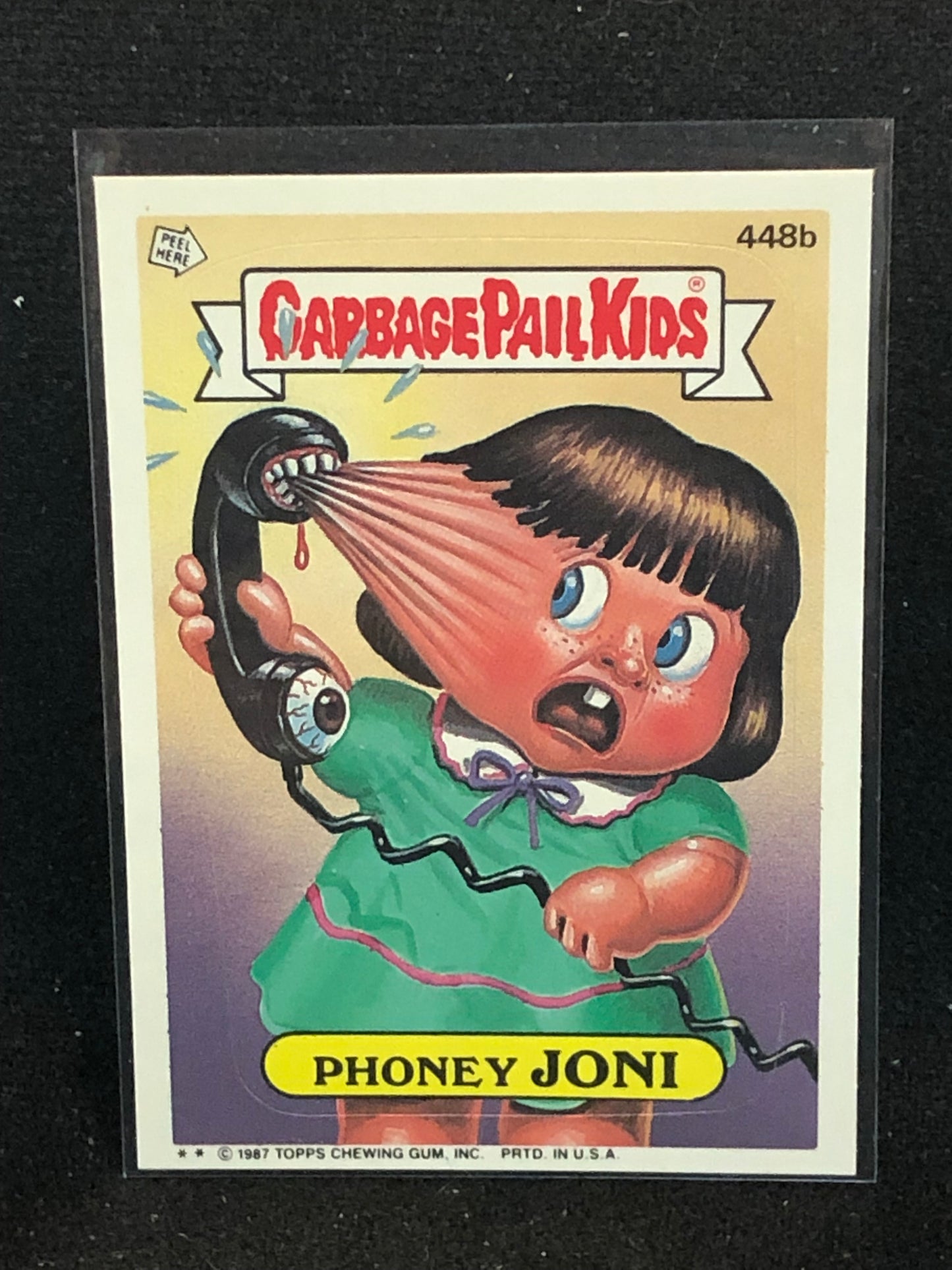 Garbage Pail Kids Original Series 11 (os11) 448b Phoney Joni