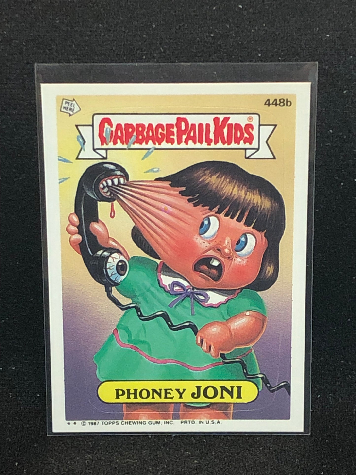 Garbage Pail Kids Original Series 11 (os11) 448b Phoney Joni