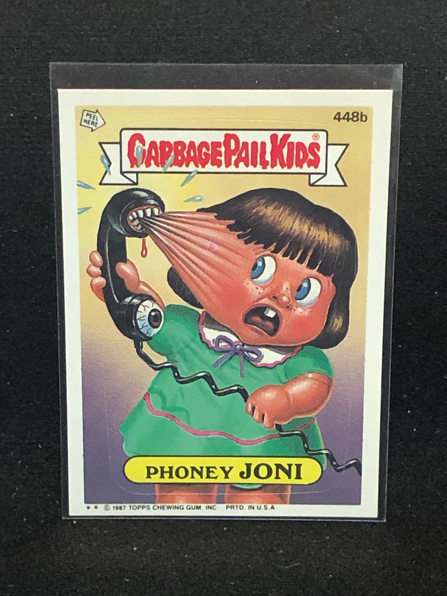 Garbage Pail Kids Original Series 11 (os11) 448b Phoney Joni