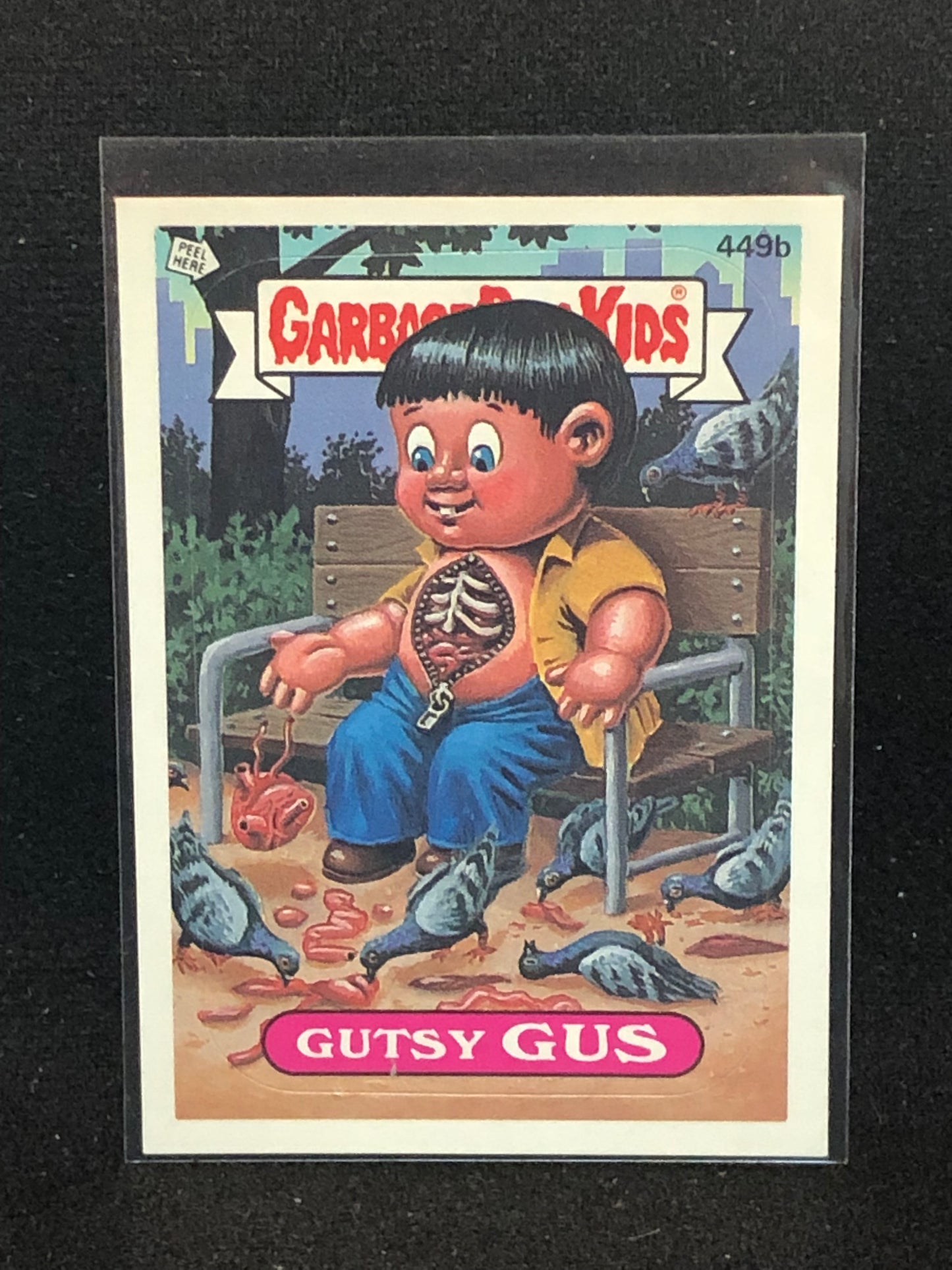 Garbage Pail Kids Original Series 11 (os11) 449b Gutsy Gus