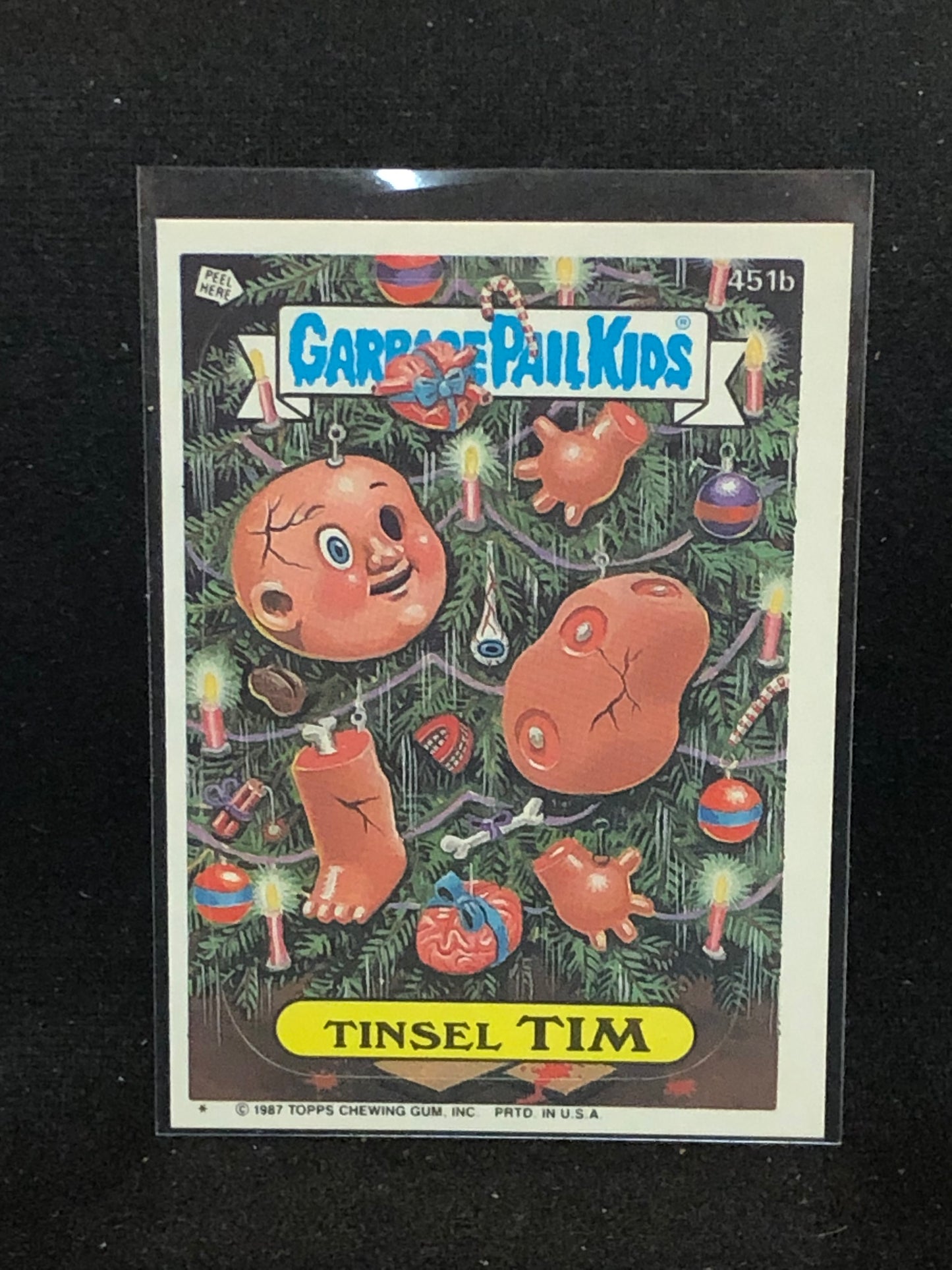 Garbage Pail Kids Original Series 11 (os11) 451b Tinsel Tim
