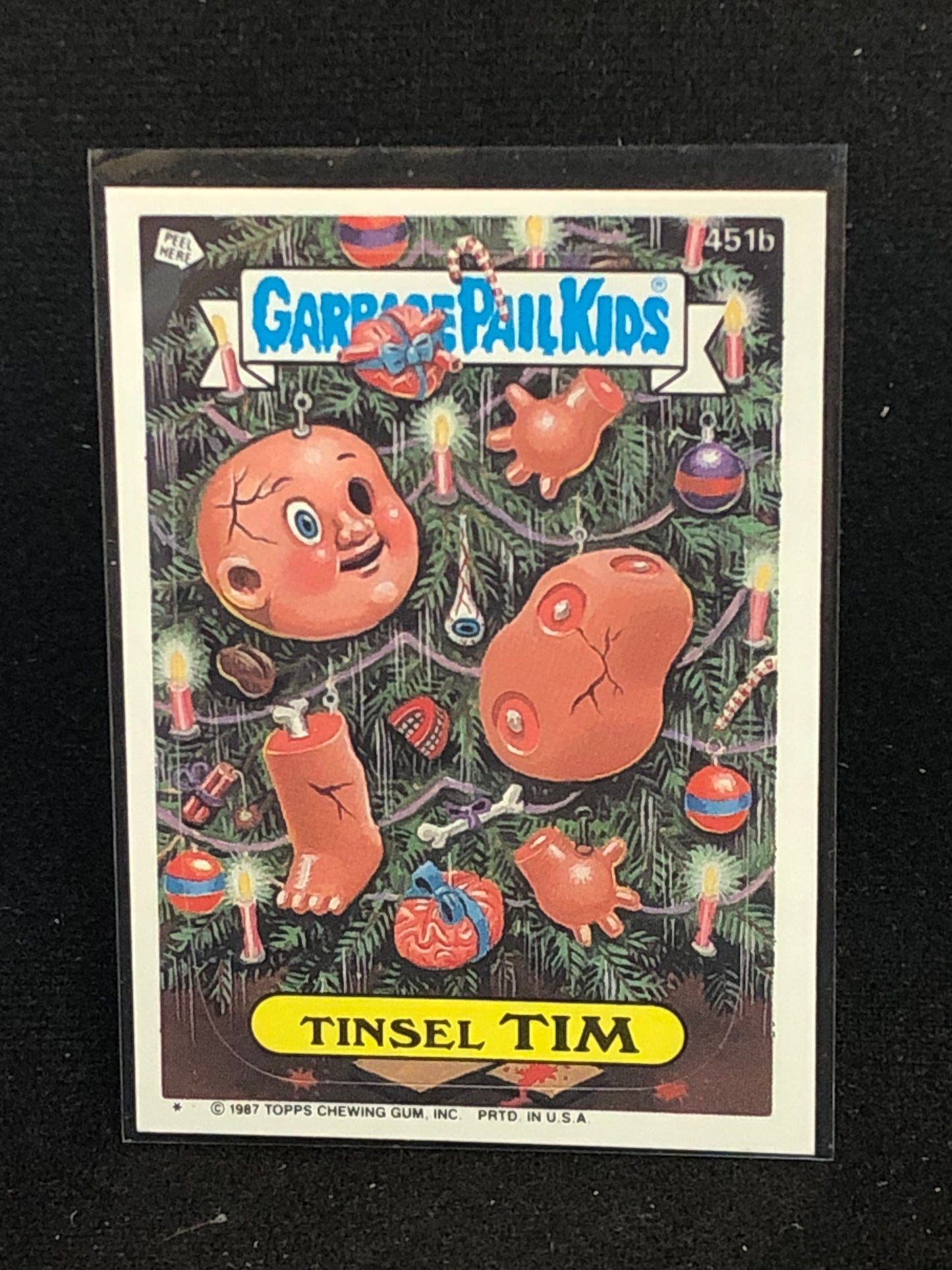 Garbage Pail Kids Original Series 11 (os11) 451b Tinsel Tim