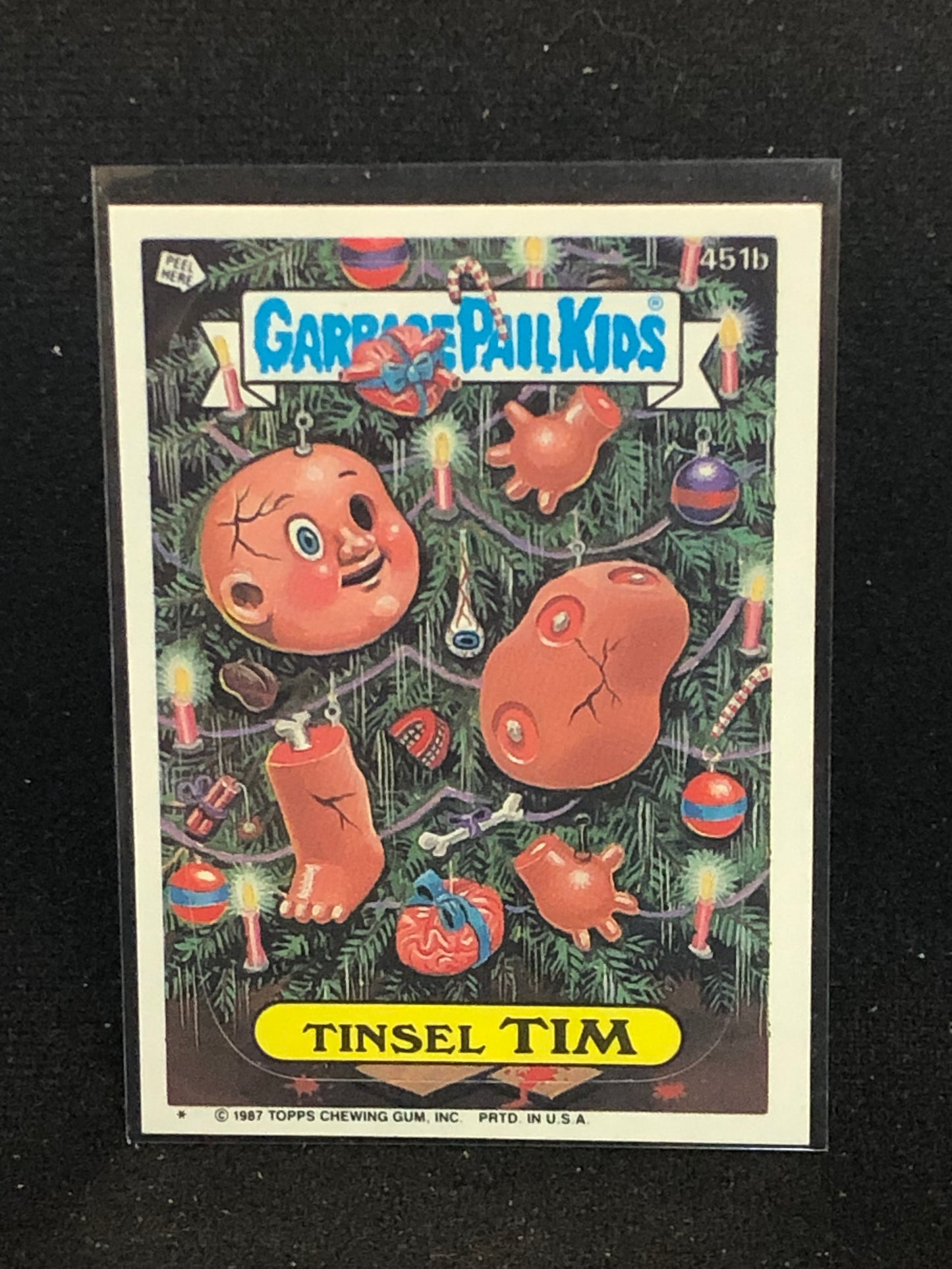 Garbage Pail Kids Original Series 11 (os11) 451b Tinsel Tim
