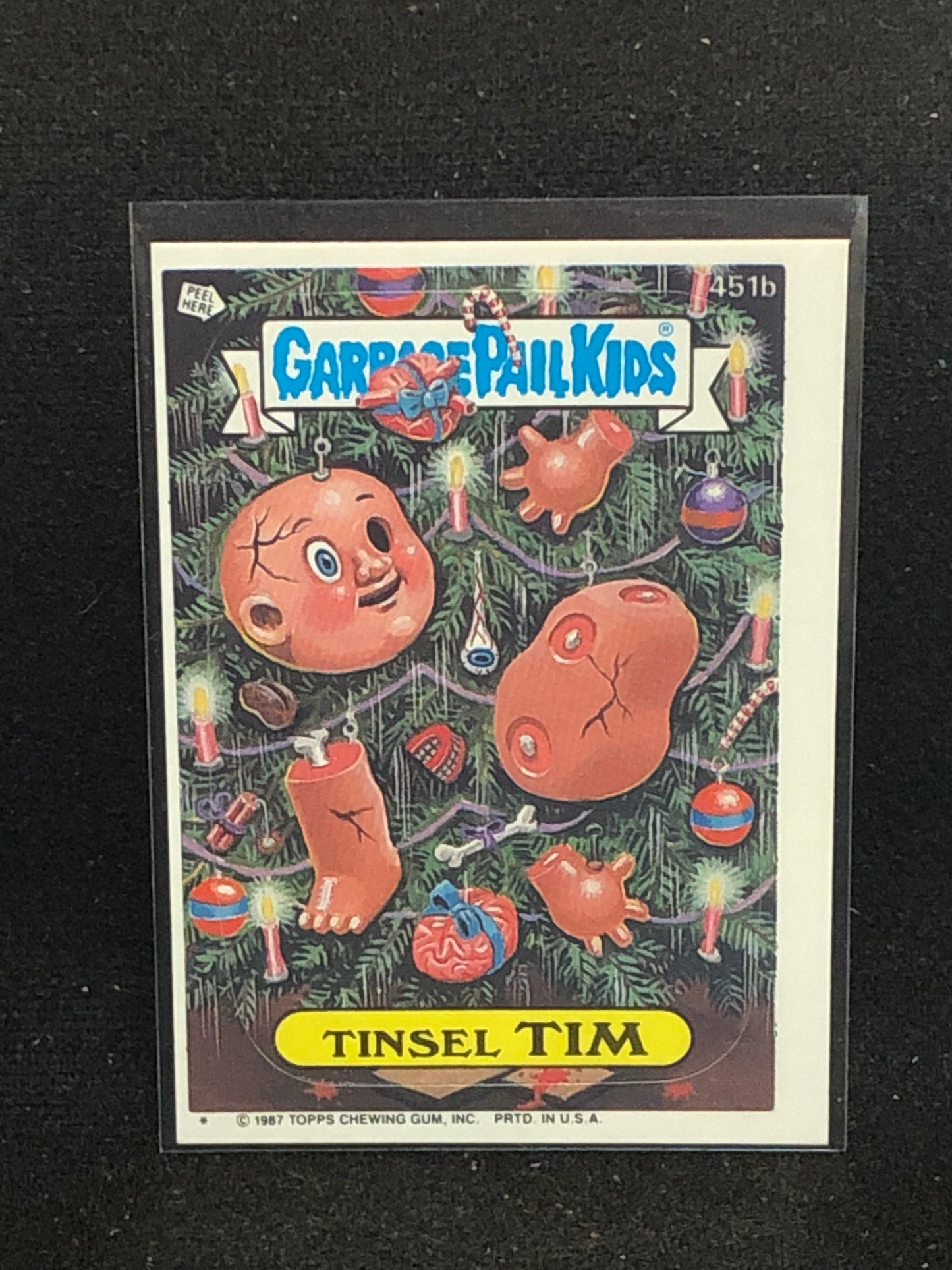 Garbage Pail Kids Original Series 11 (os11) 451b Tinsel Tim