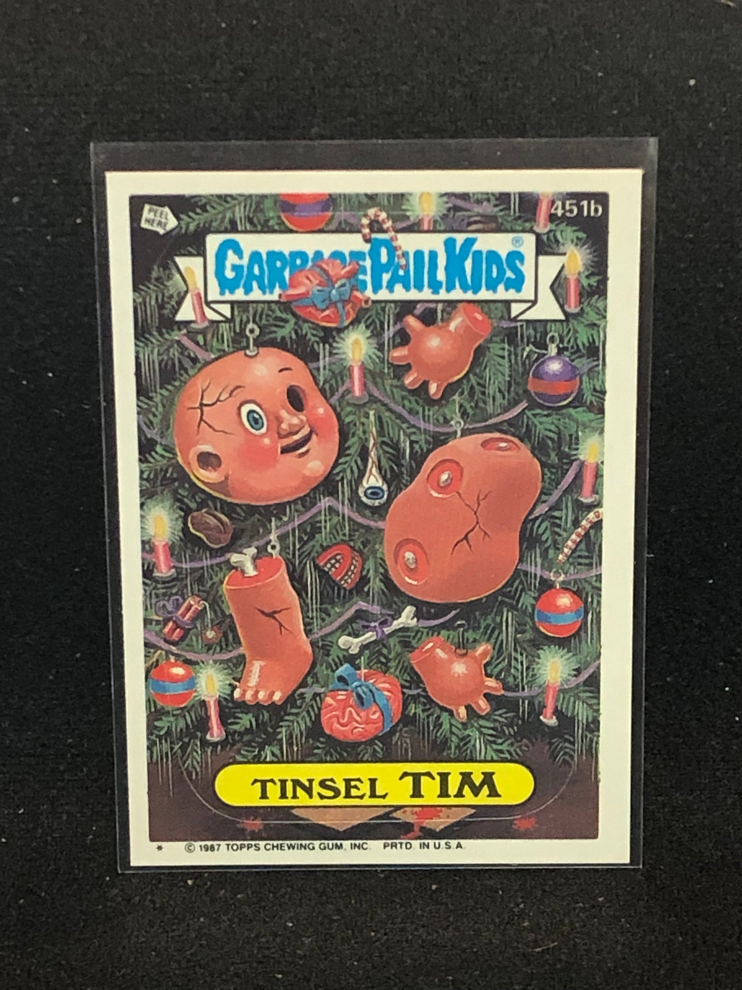 Garbage Pail Kids Original Series 11 (os11) 451b Tinsel Tim