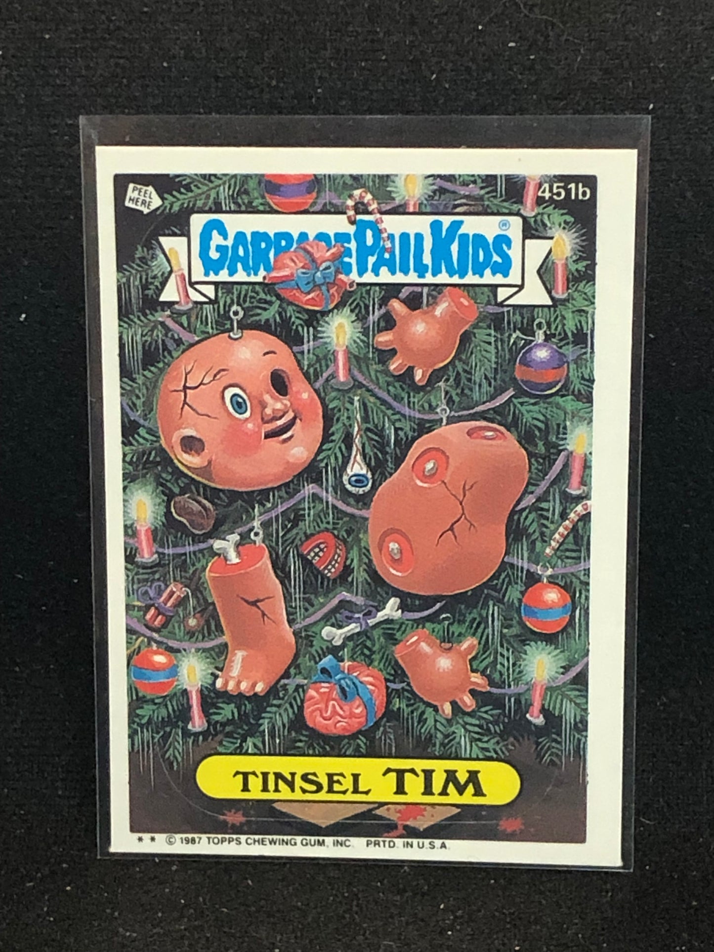 Garbage Pail Kids Original Series 11 (os11) 451b Tinsel Tim