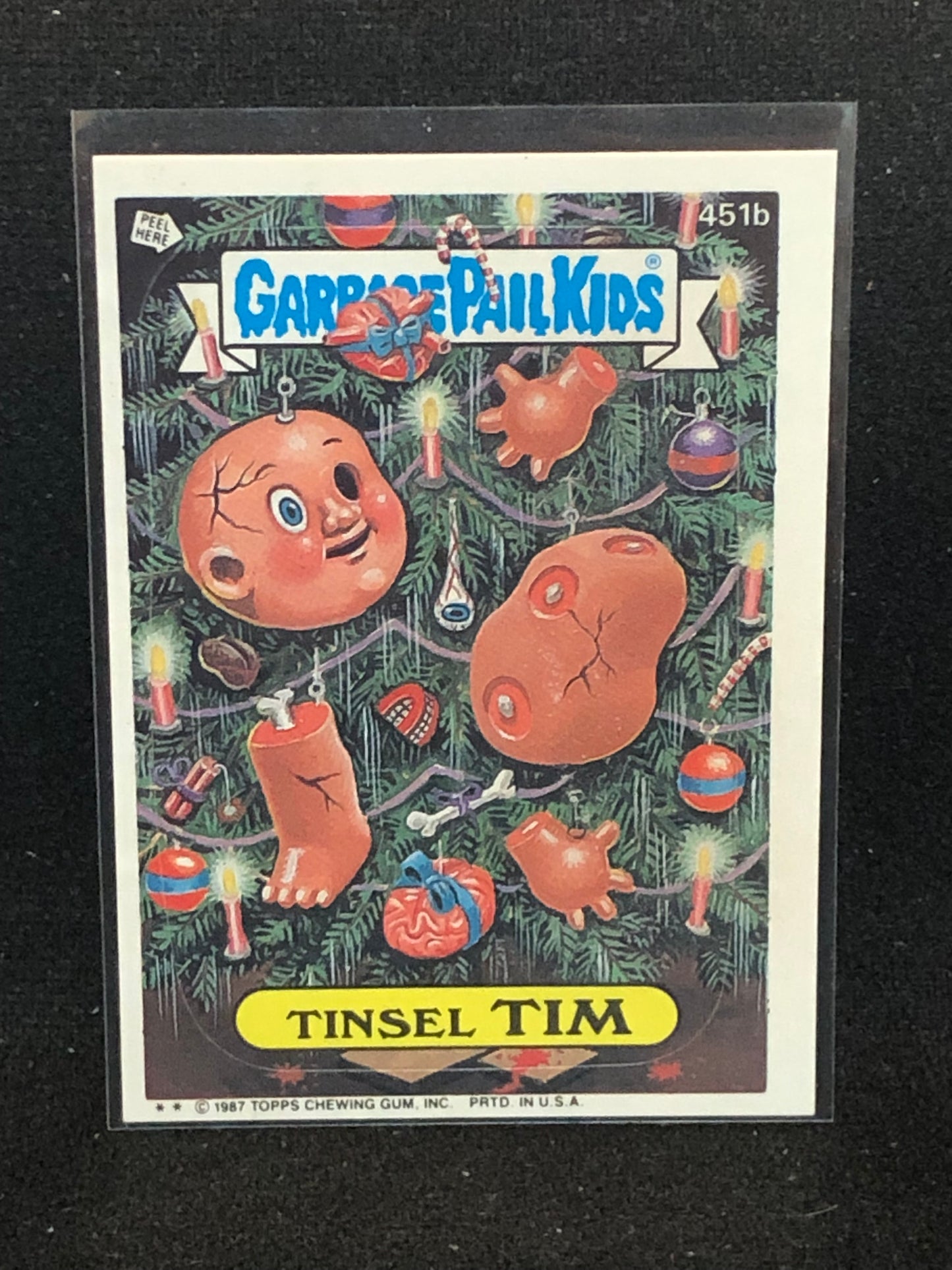 Garbage Pail Kids Original Series 11 (os11) 451b Tinsel Tim