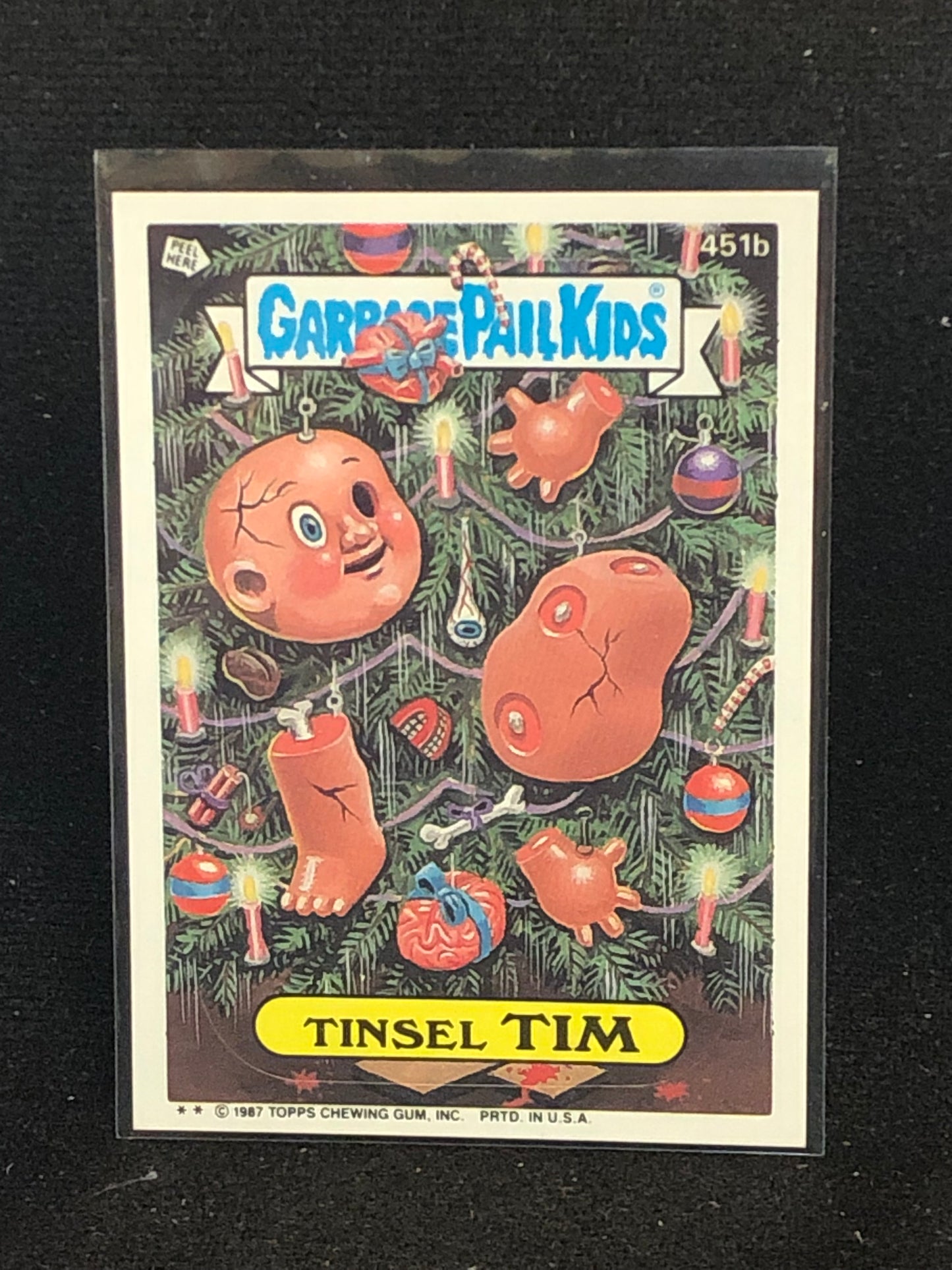 Garbage Pail Kids Original Series 11 (os11) 451b Tinsel Tim