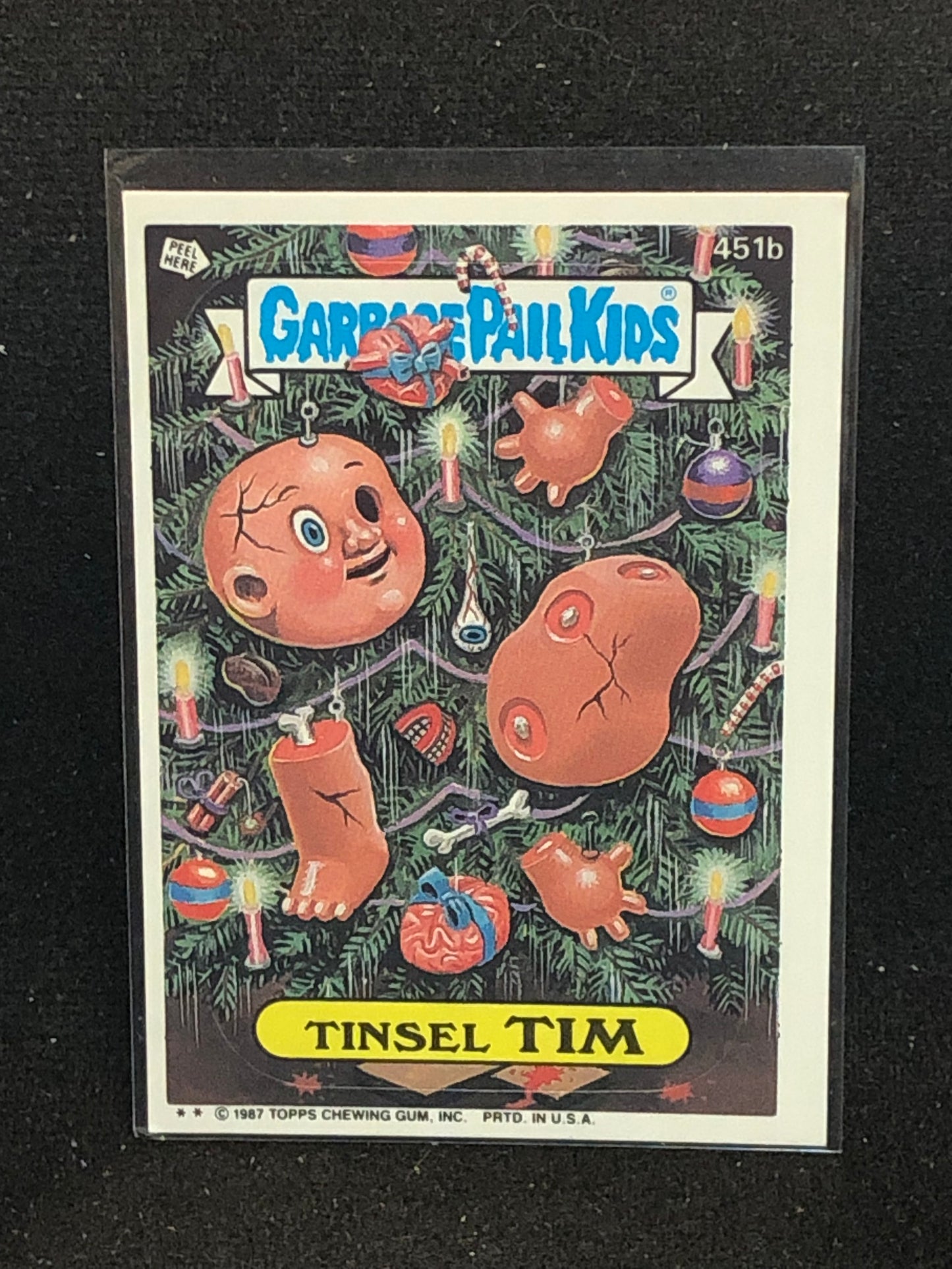 Garbage Pail Kids Original Series 11 (os11) 451b Tinsel Tim