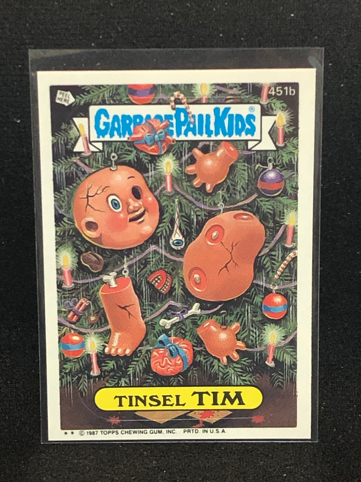 Garbage Pail Kids Original Series 11 (os11) 451b Tinsel Tim