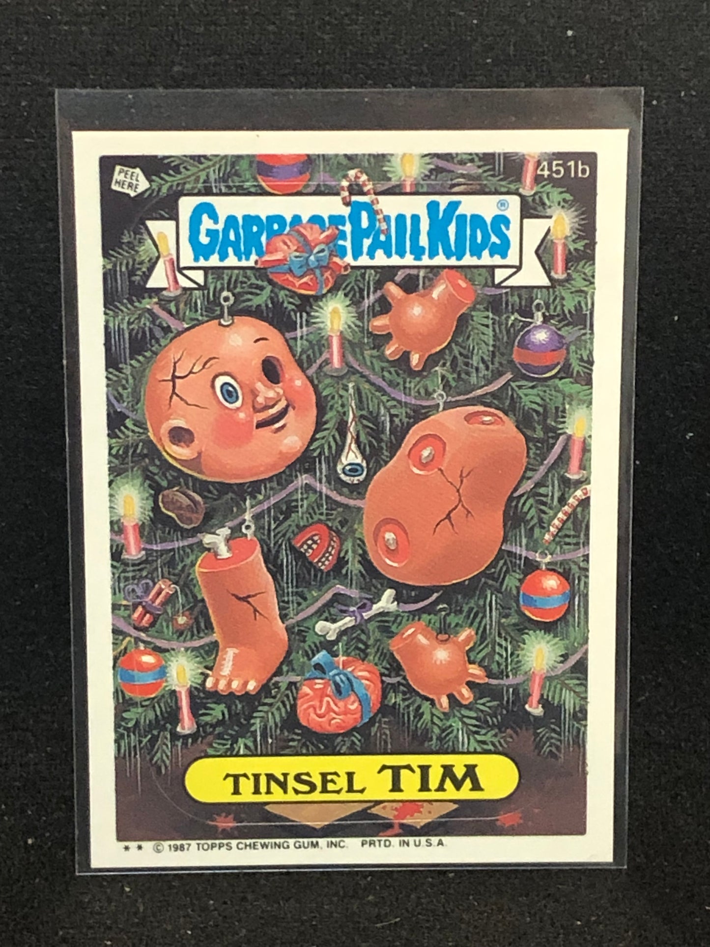 Garbage Pail Kids Original Series 11 (os11) 451b Tinsel Tim