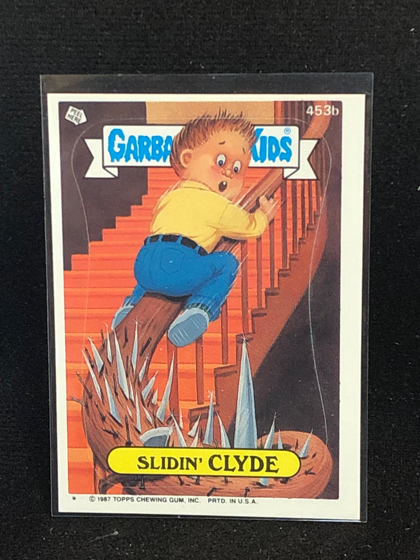 Garbage Pail Kids Original Series 11 (os11) 453b Slidin Clyde