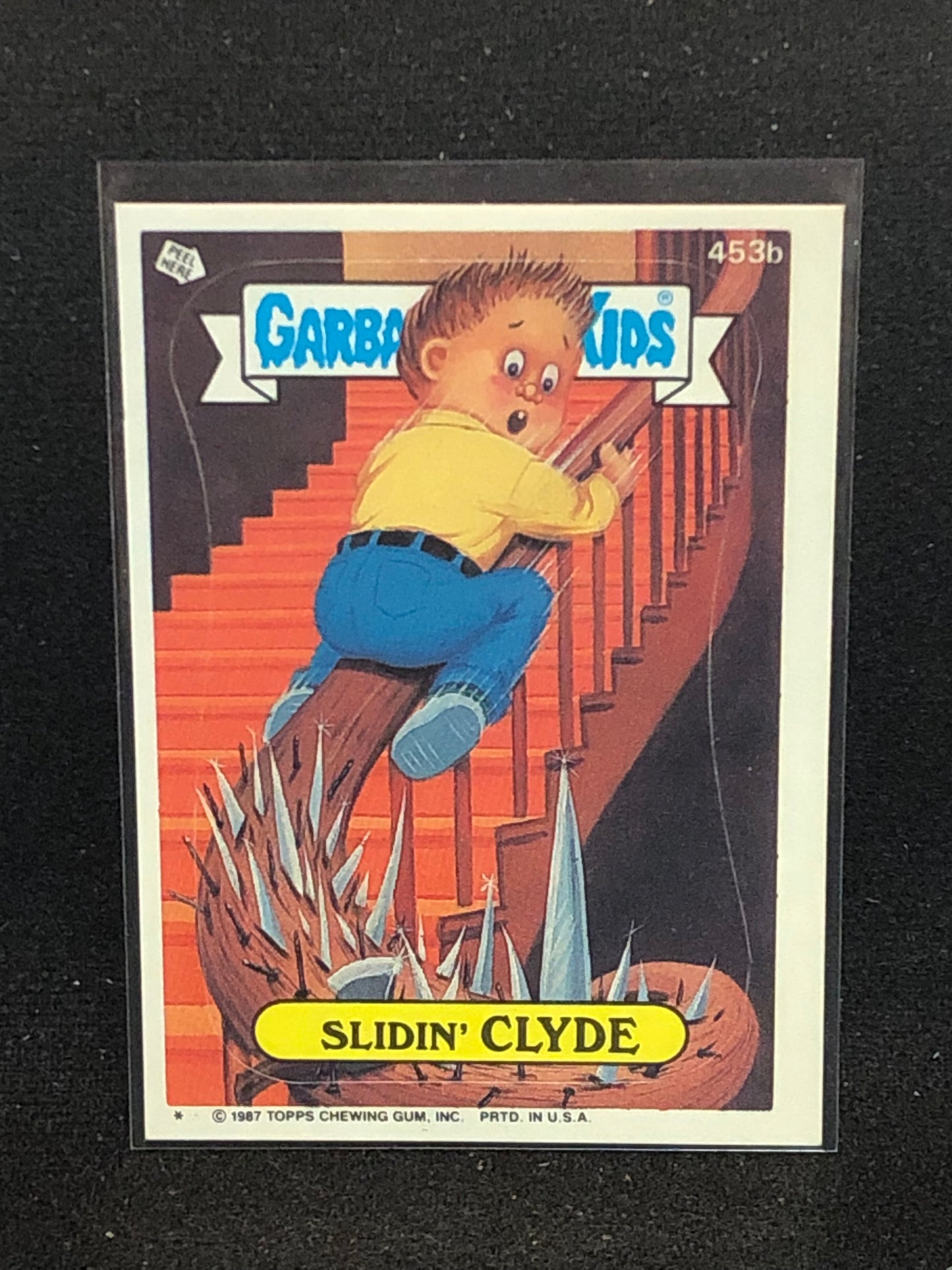 Garbage Pail Kids Original Series 11 (os11) 453b Slidin Clyde