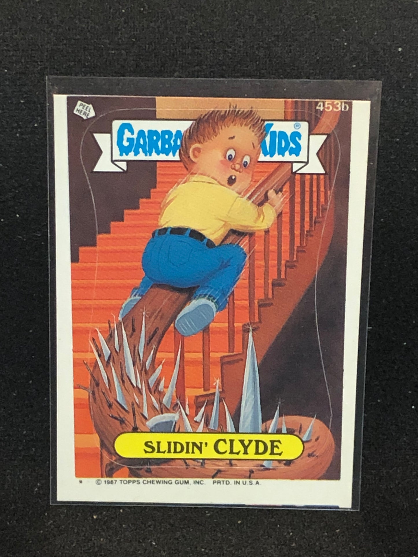Garbage Pail Kids Original Series 11 (os11) 453b Slidin Clyde