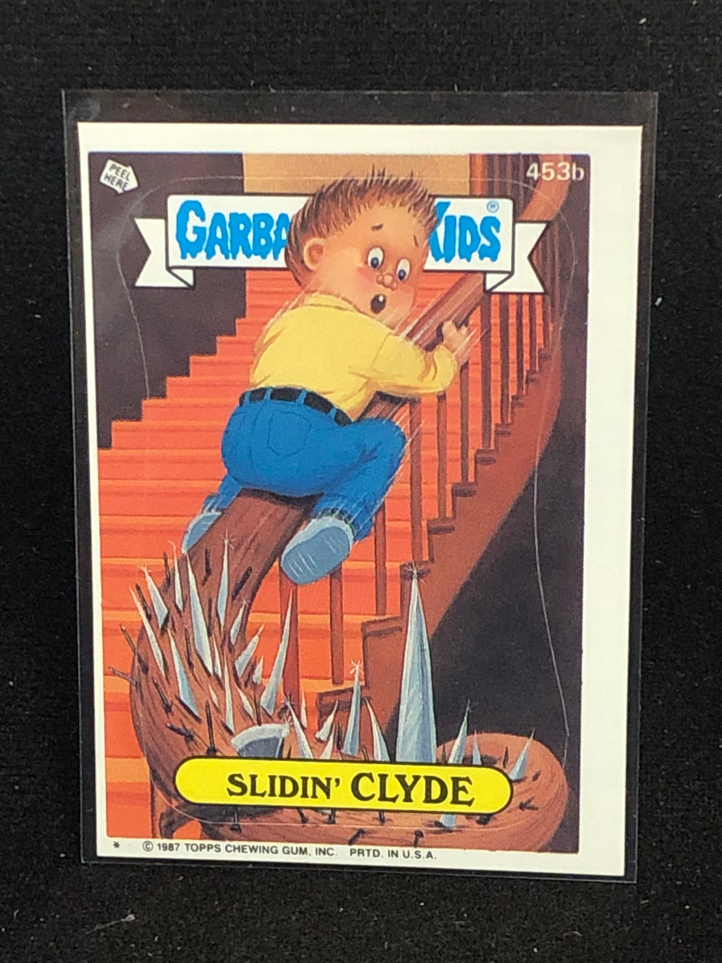 Garbage Pail Kids Original Series 11 (os11) 453b Slidin Clyde