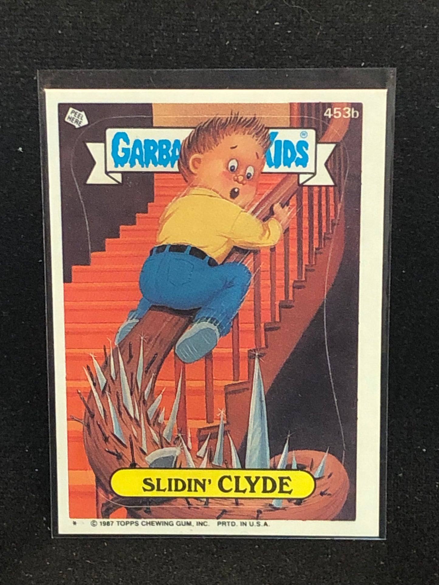 Garbage Pail Kids Original Series 11 (os11) 453b Slidin Clyde