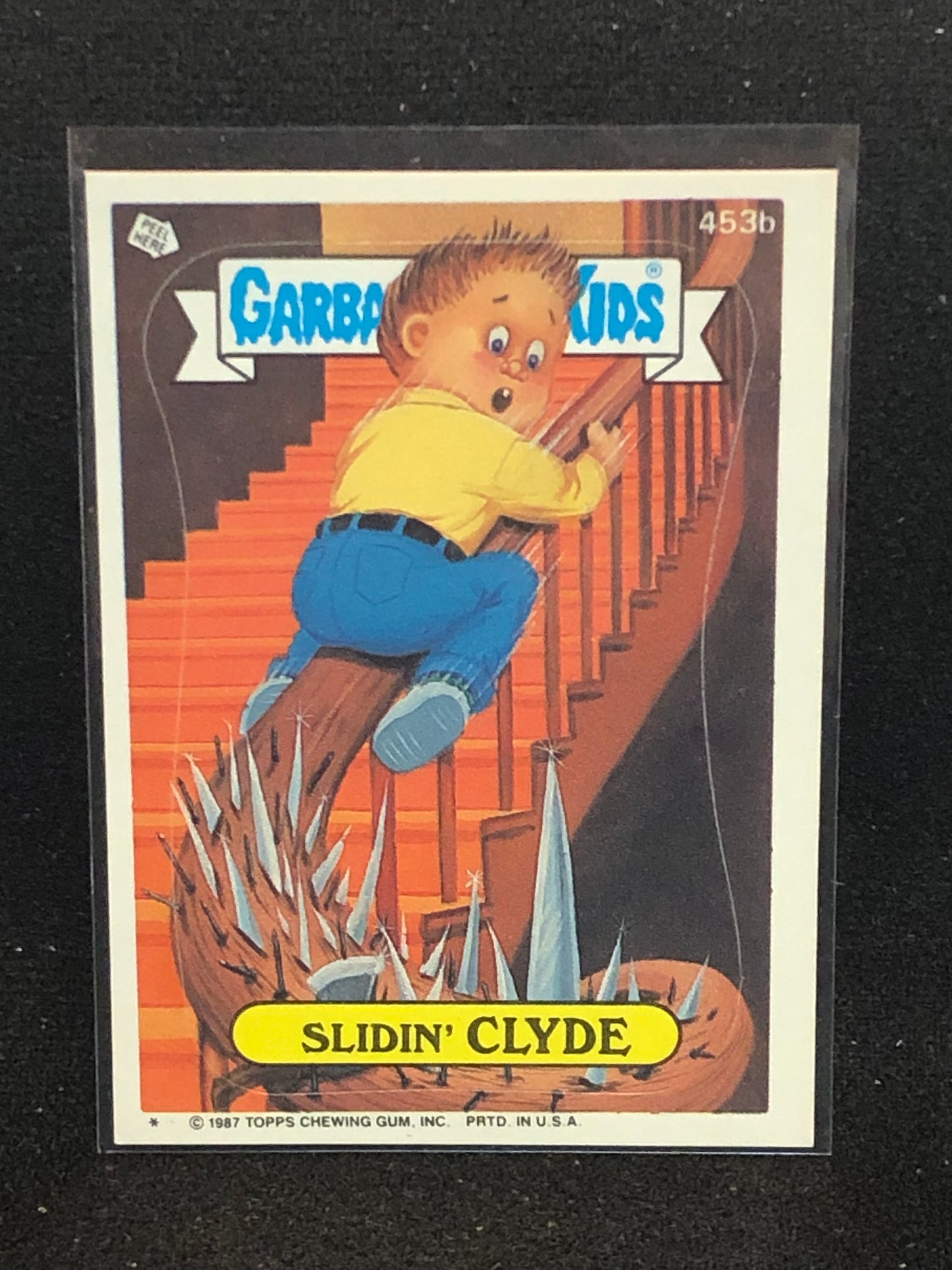Garbage Pail Kids Original Series 11 (os11) 453b Slidin Clyde
