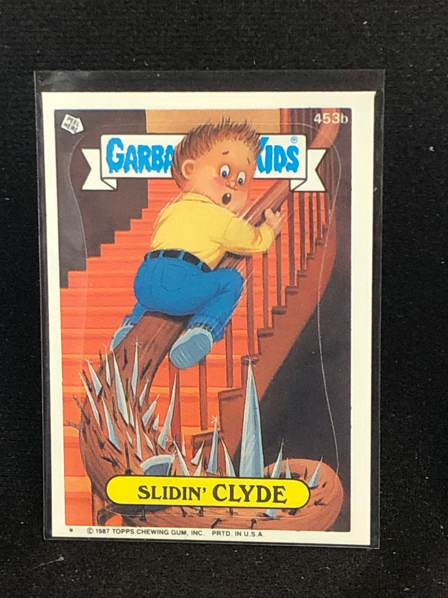 Garbage Pail Kids Original Series 11 (os11) 453b Slidin Clyde