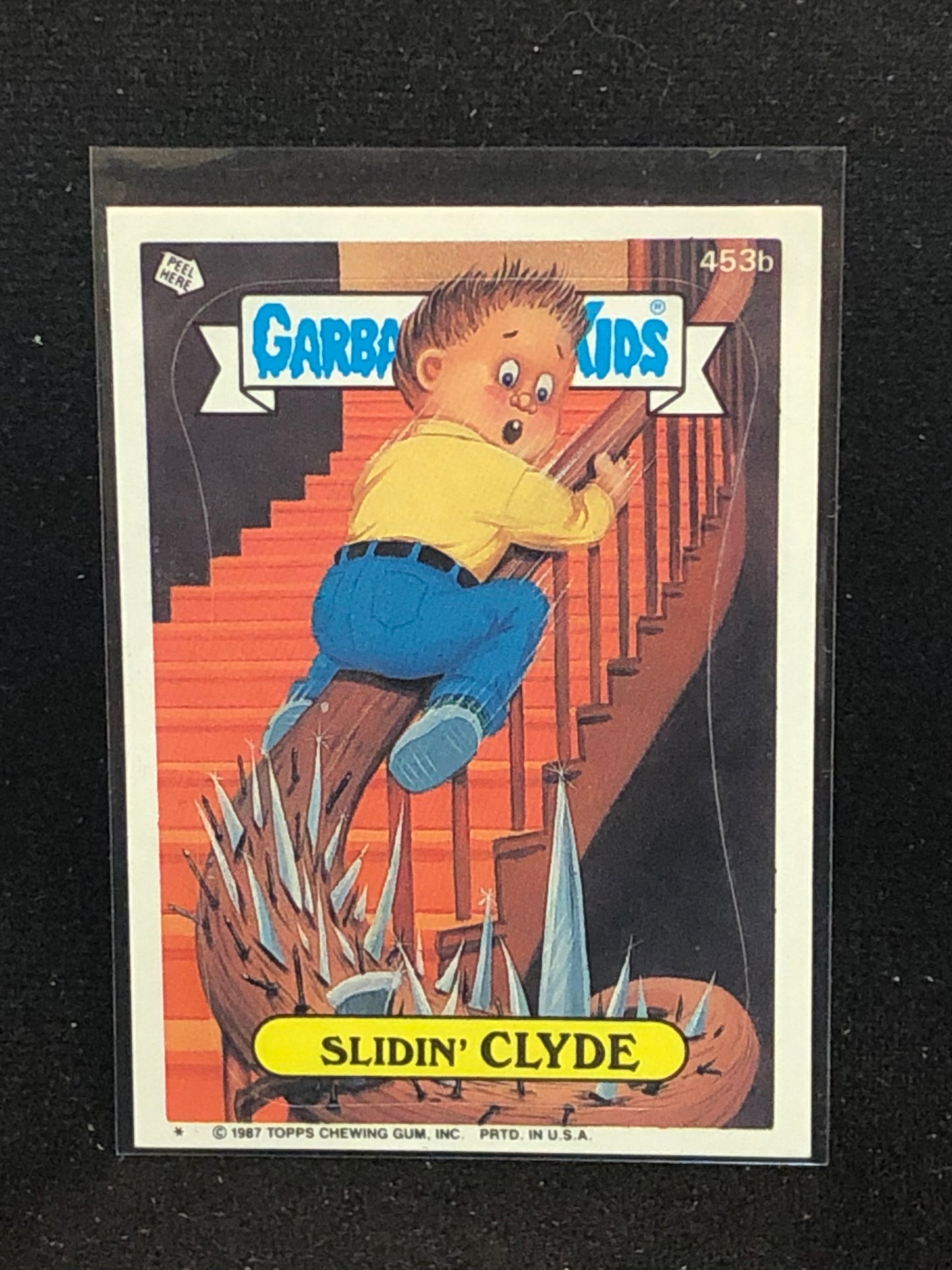 Garbage Pail Kids Original Series 11 (os11) 453b Slidin Clyde