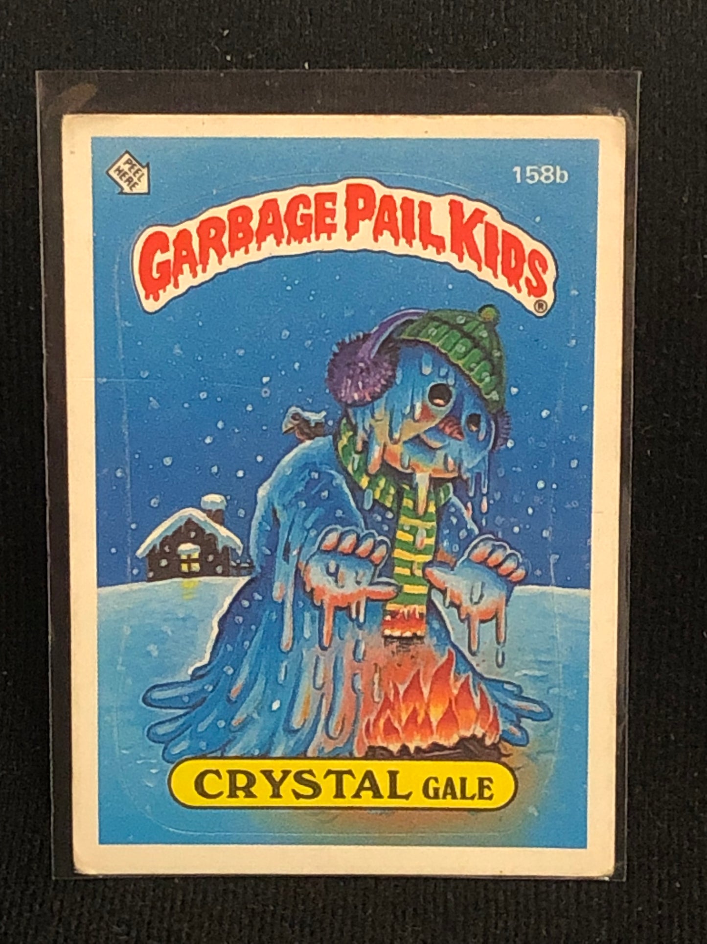 Garbage Pail Kids Original Series 4 (os4) 158b Crystal Gale