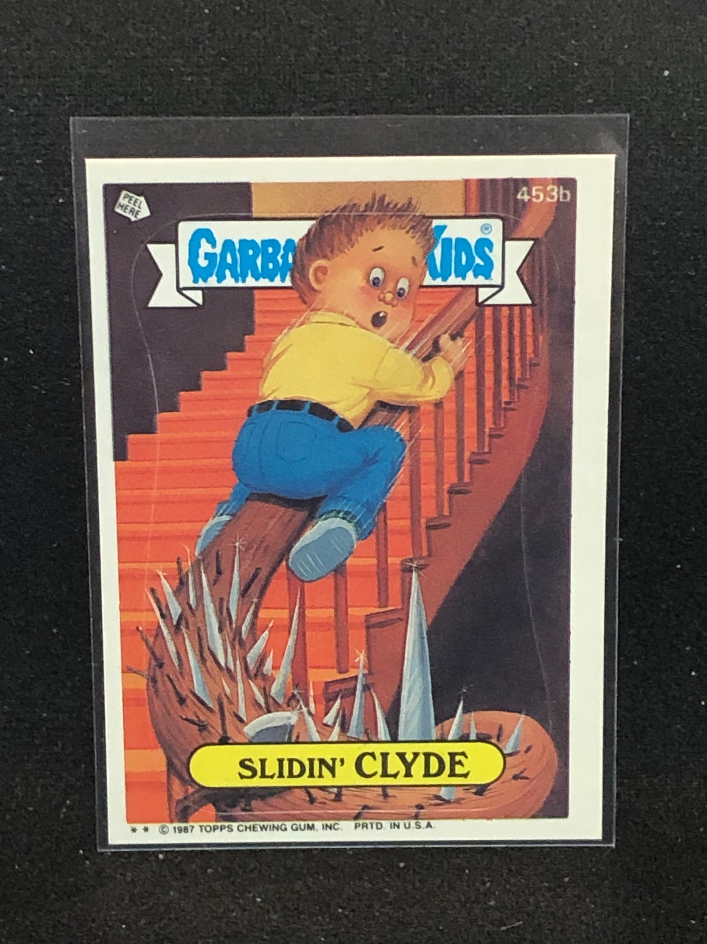 Garbage Pail Kids Original Series 11 (os11) 453b Slidin Clyde