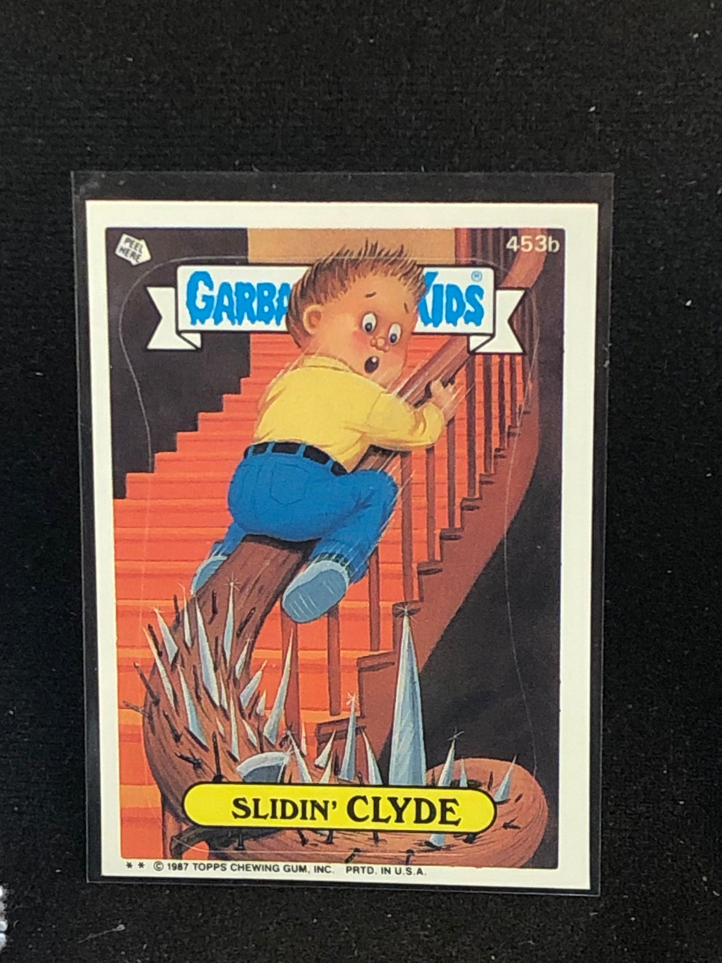 Garbage Pail Kids Original Series 11 (os11) 453b Slidin Clyde